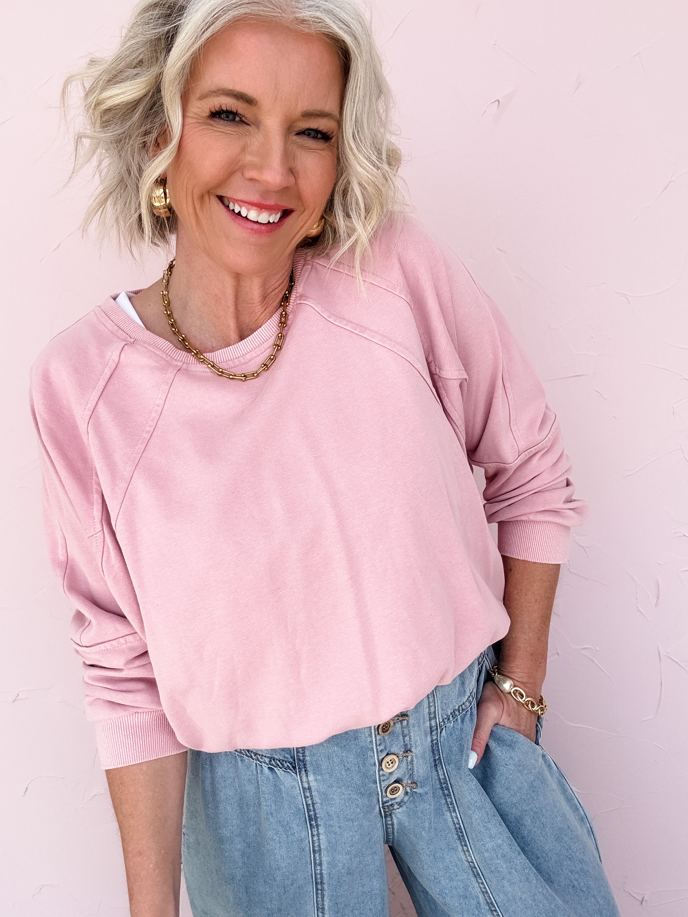 Made You Smile Pullover