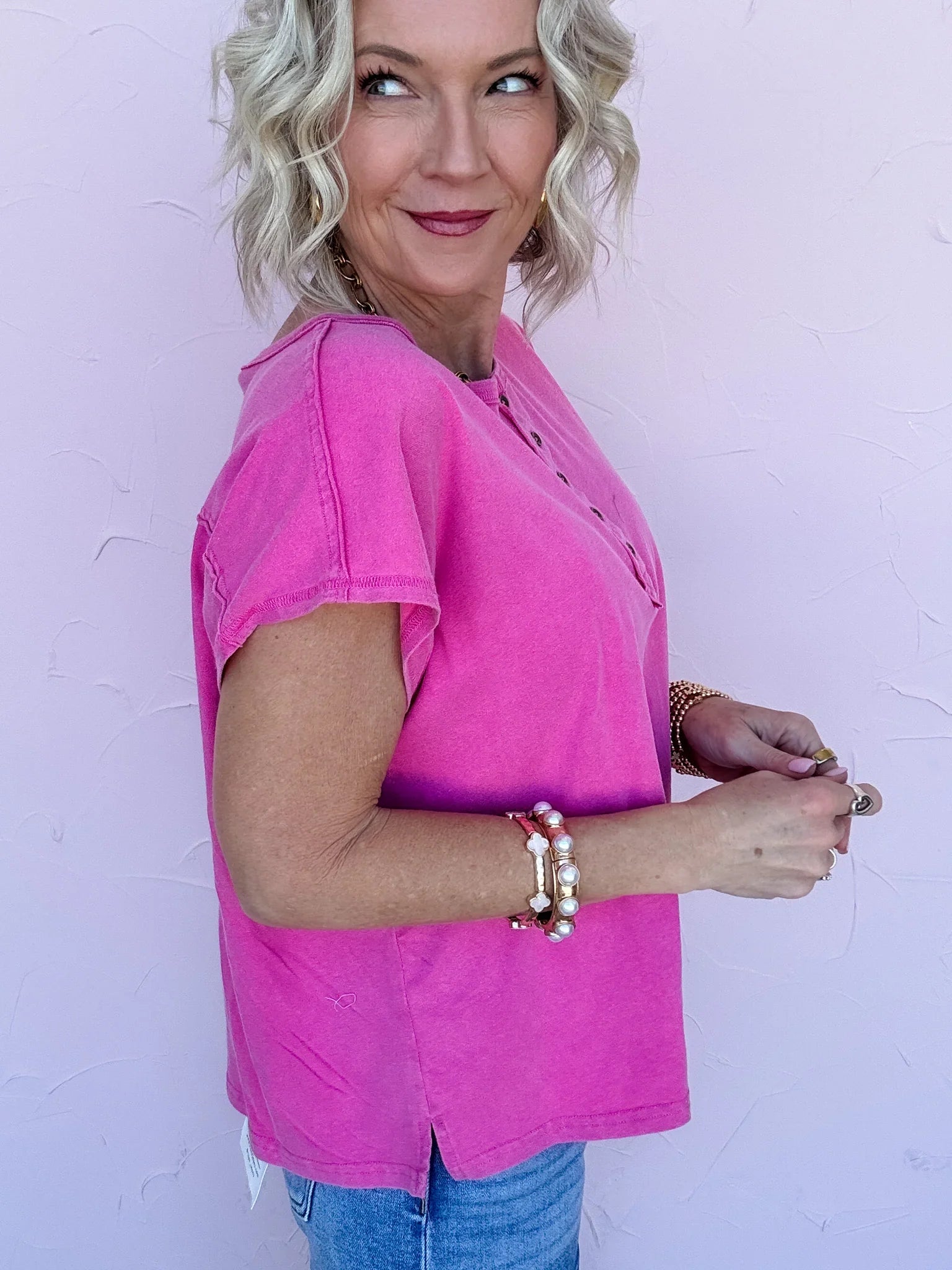 Blush Crush Story Henley
