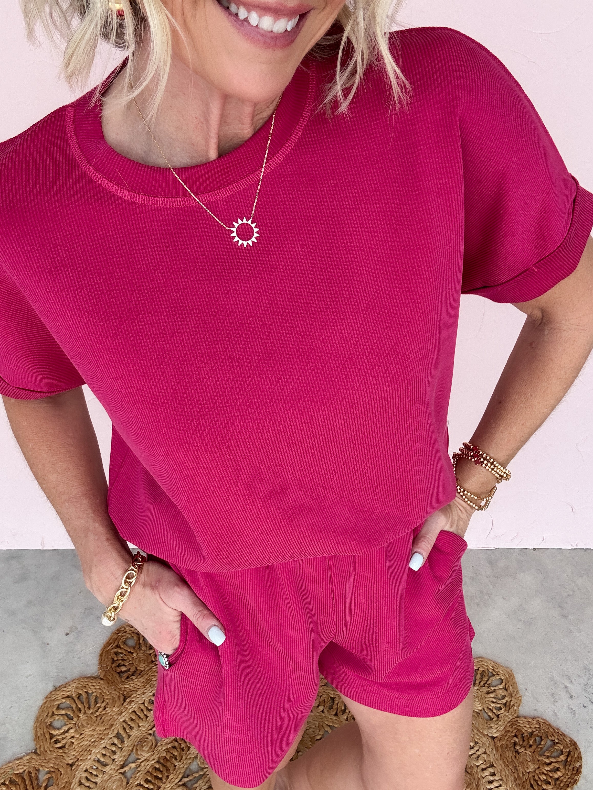 Plum Glow Lounge Set