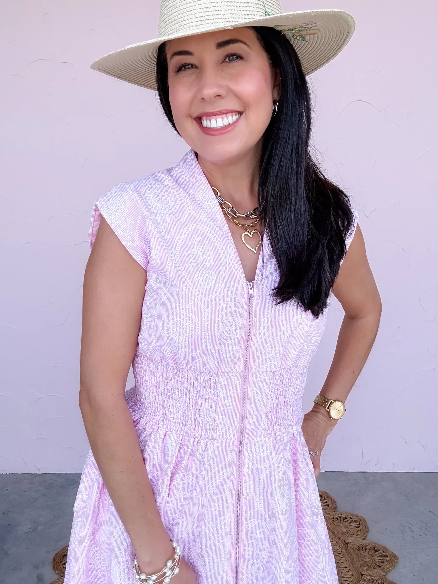 Blush Paisley Dress - 30% OFF
