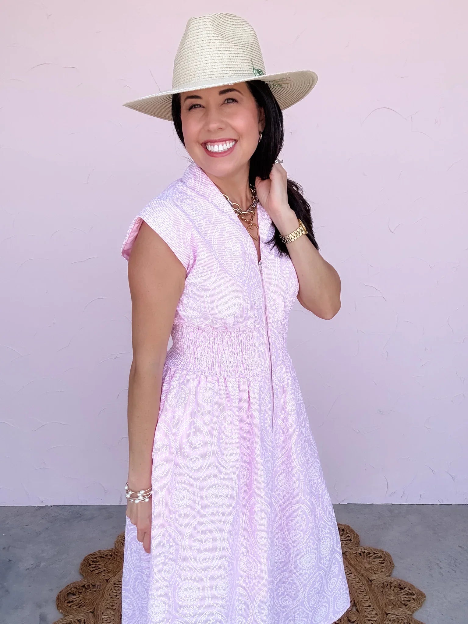Blush Paisley Dress - 30% OFF