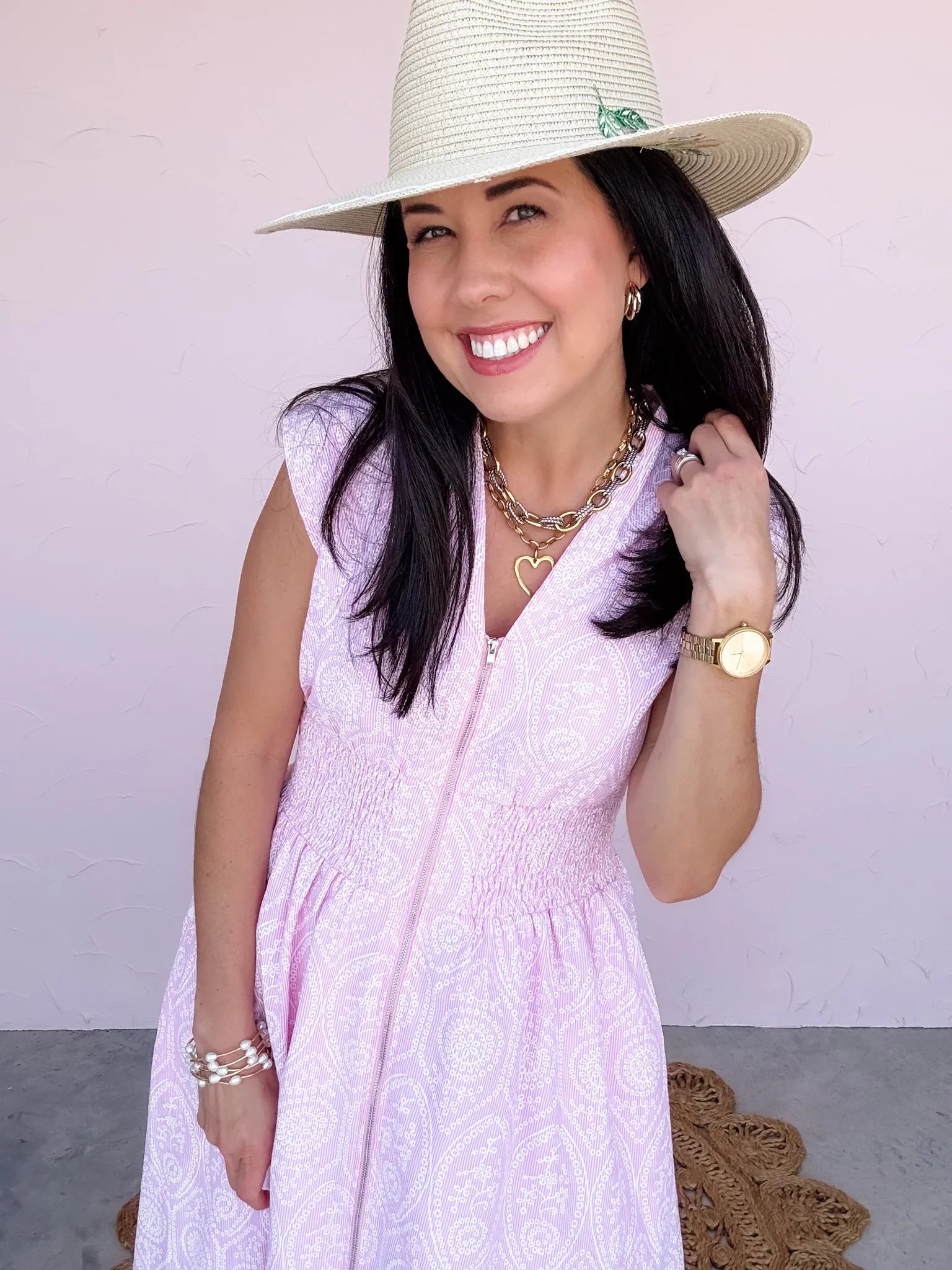 Blush Paisley Dress - 30% OFF