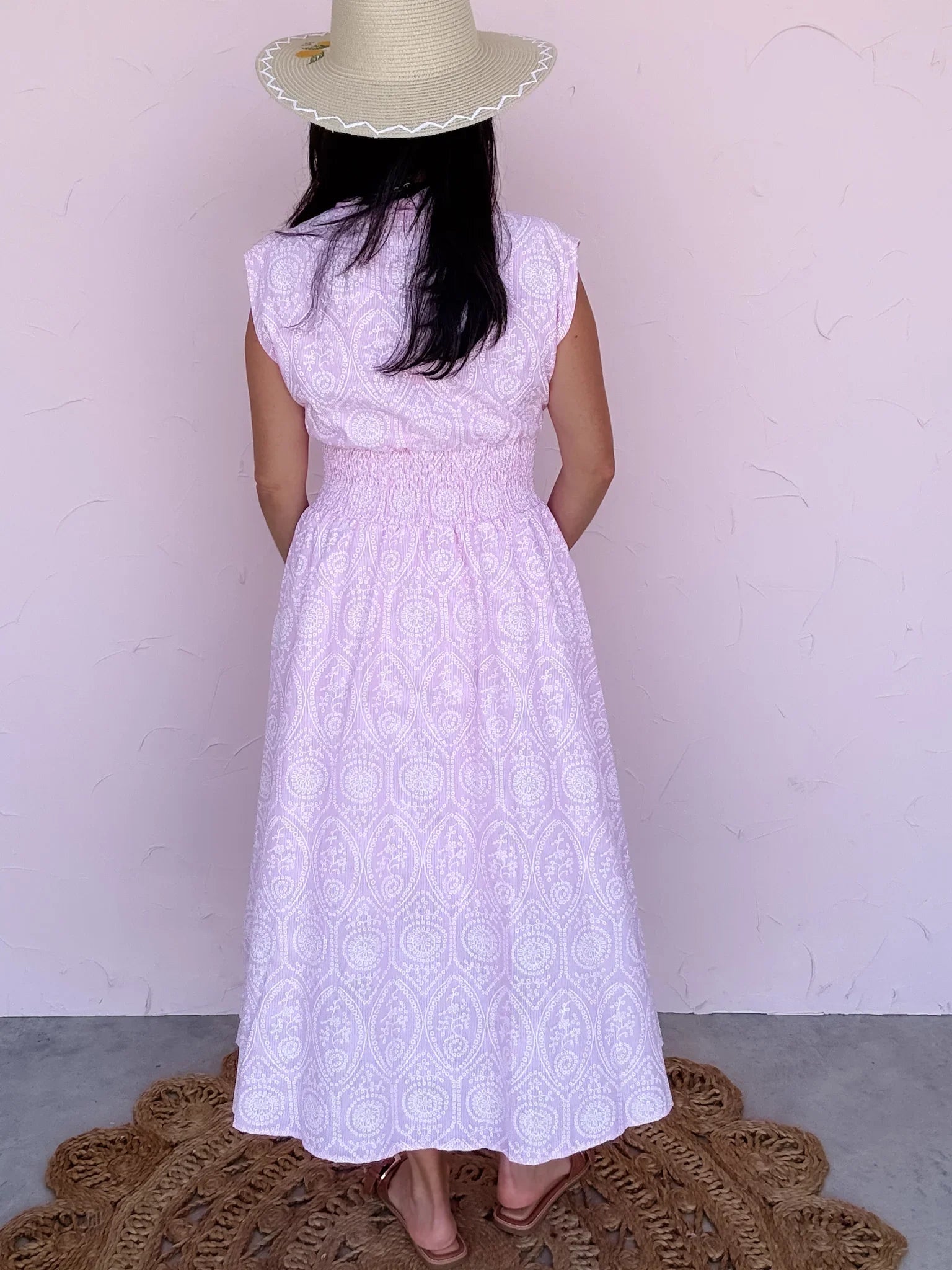 Blush Paisley Dress - 30% OFF