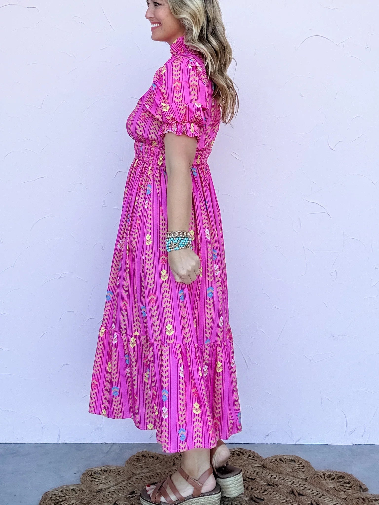 Fuchsia Vida Dress- 30% OFF