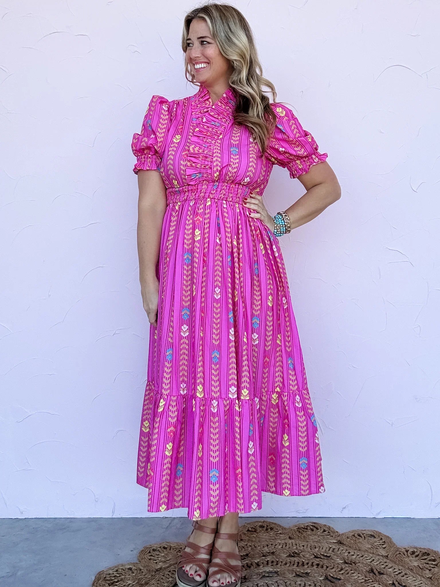 Fuchsia Vida Dress- 30% OFF