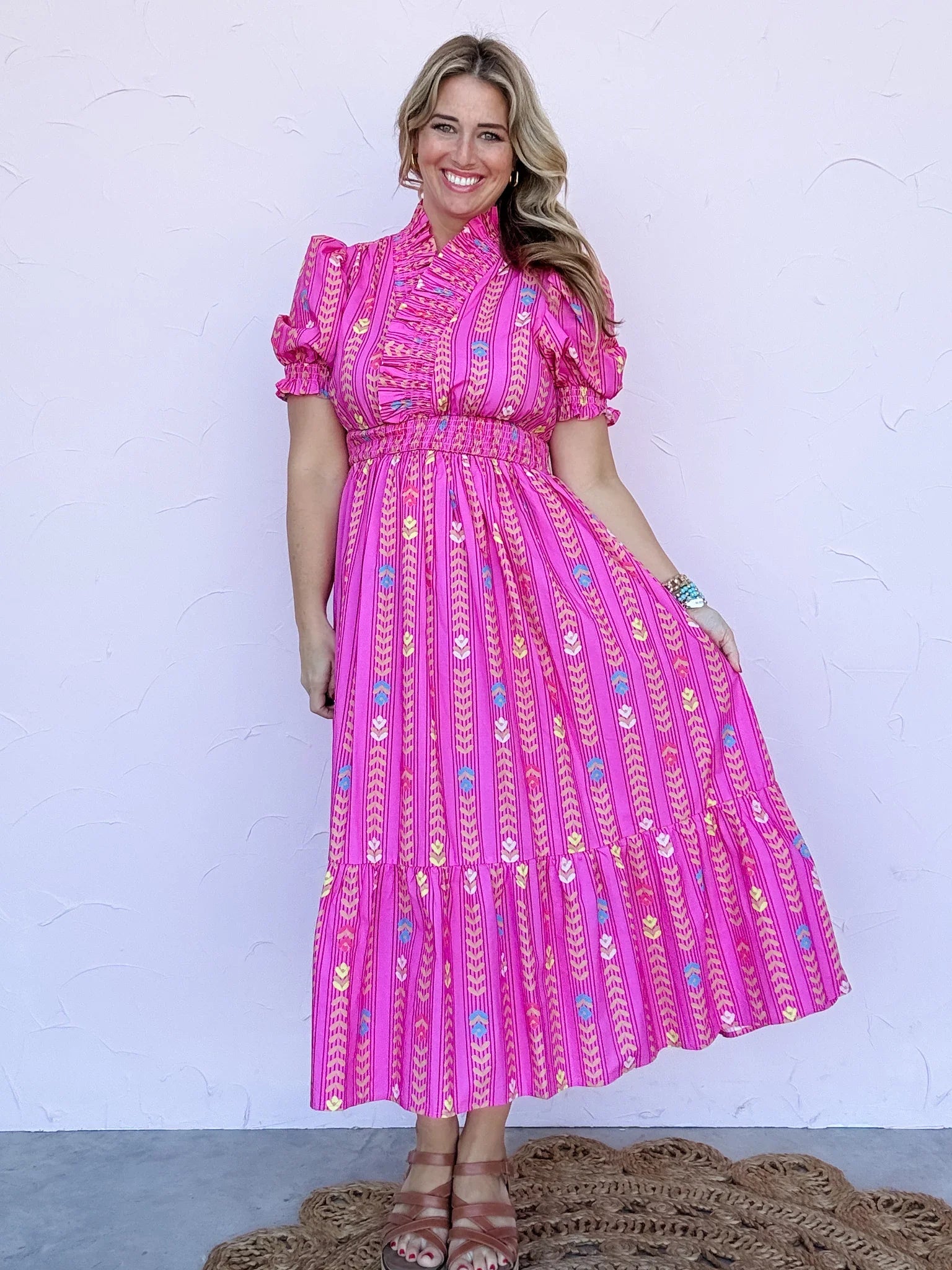 Fuchsia Vida Dress- 30% OFF