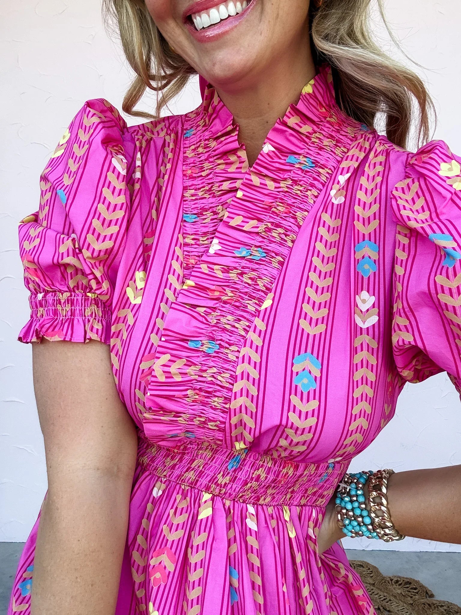 Fuchsia Vida Dress- 30% OFF
