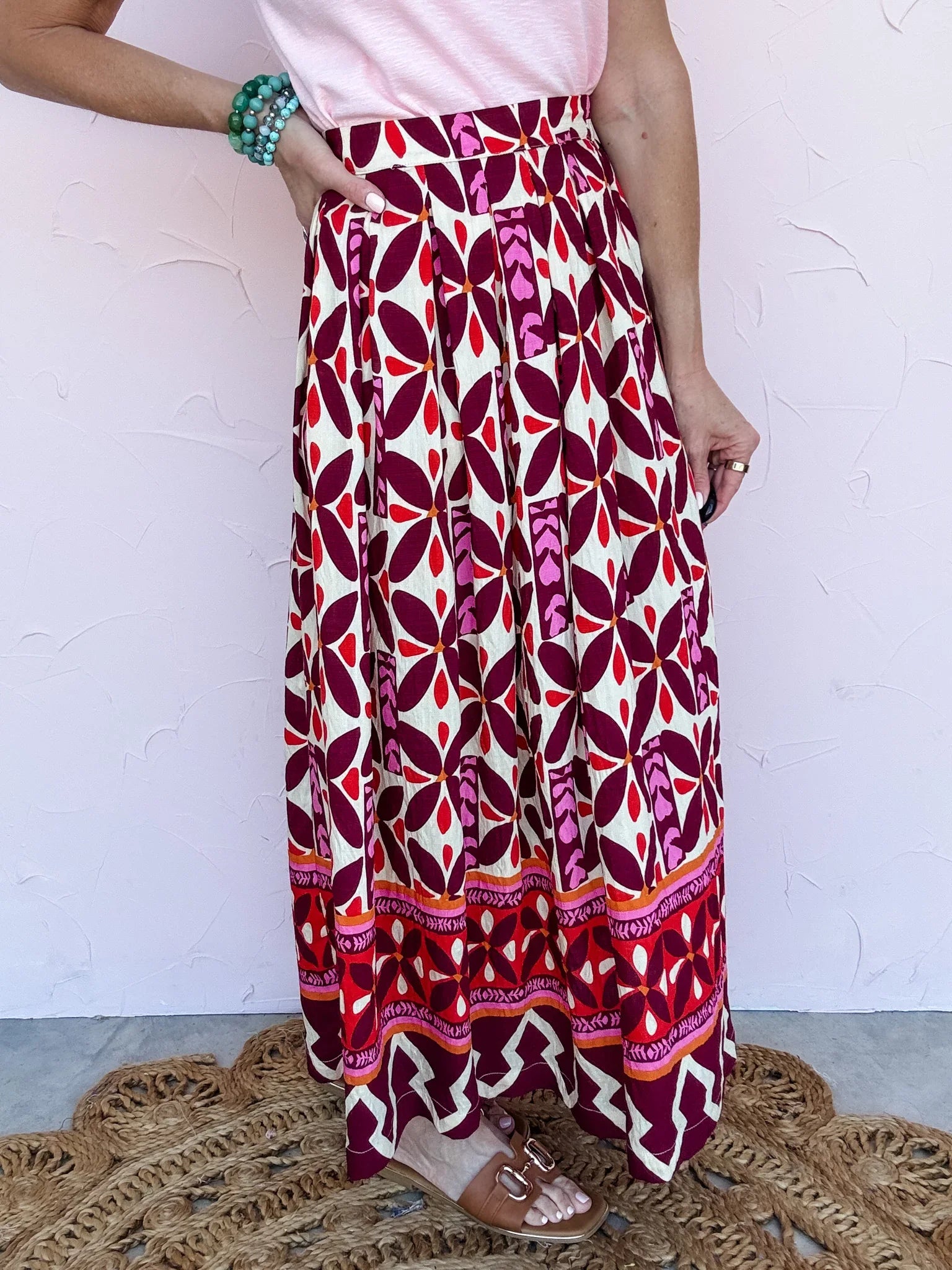Sangria Sunset Skirt - 50% OFF