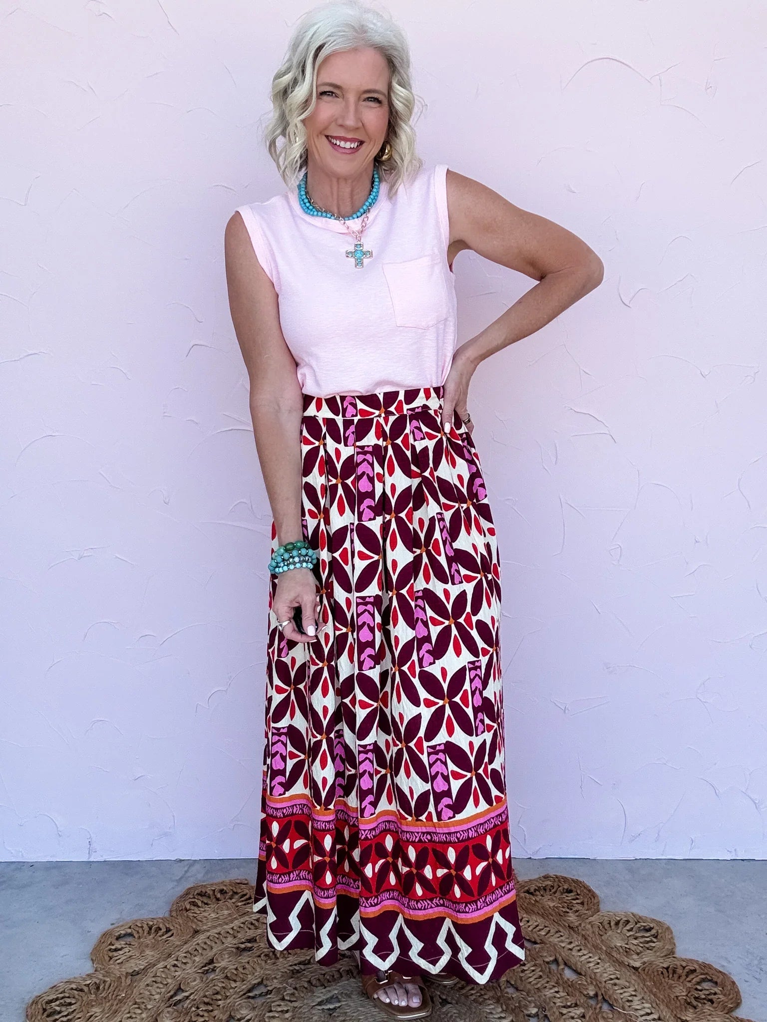 Sangria Sunset Skirt - 50% OFF