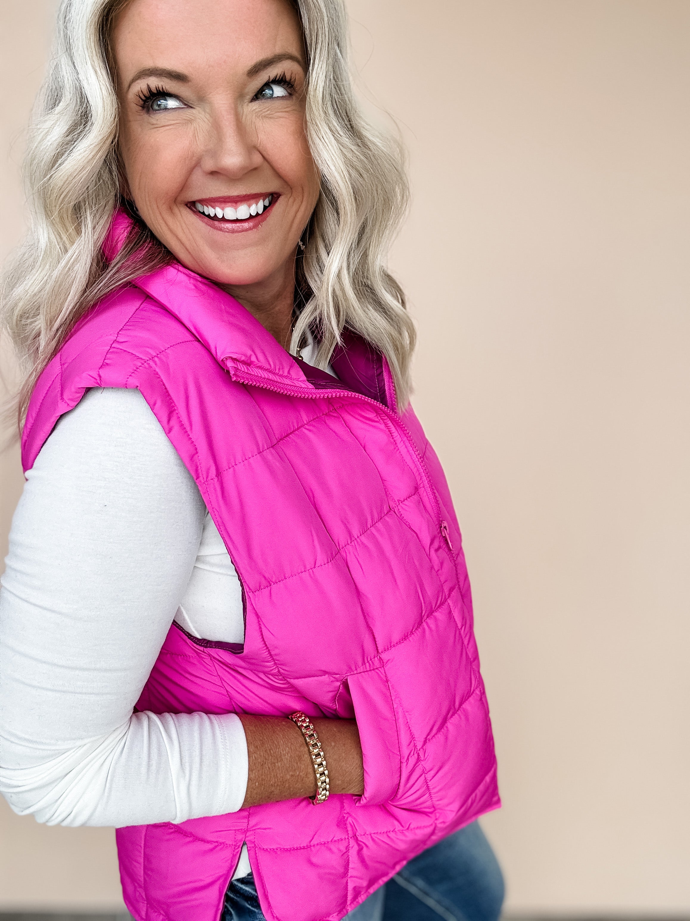 Radiant Rose Vest