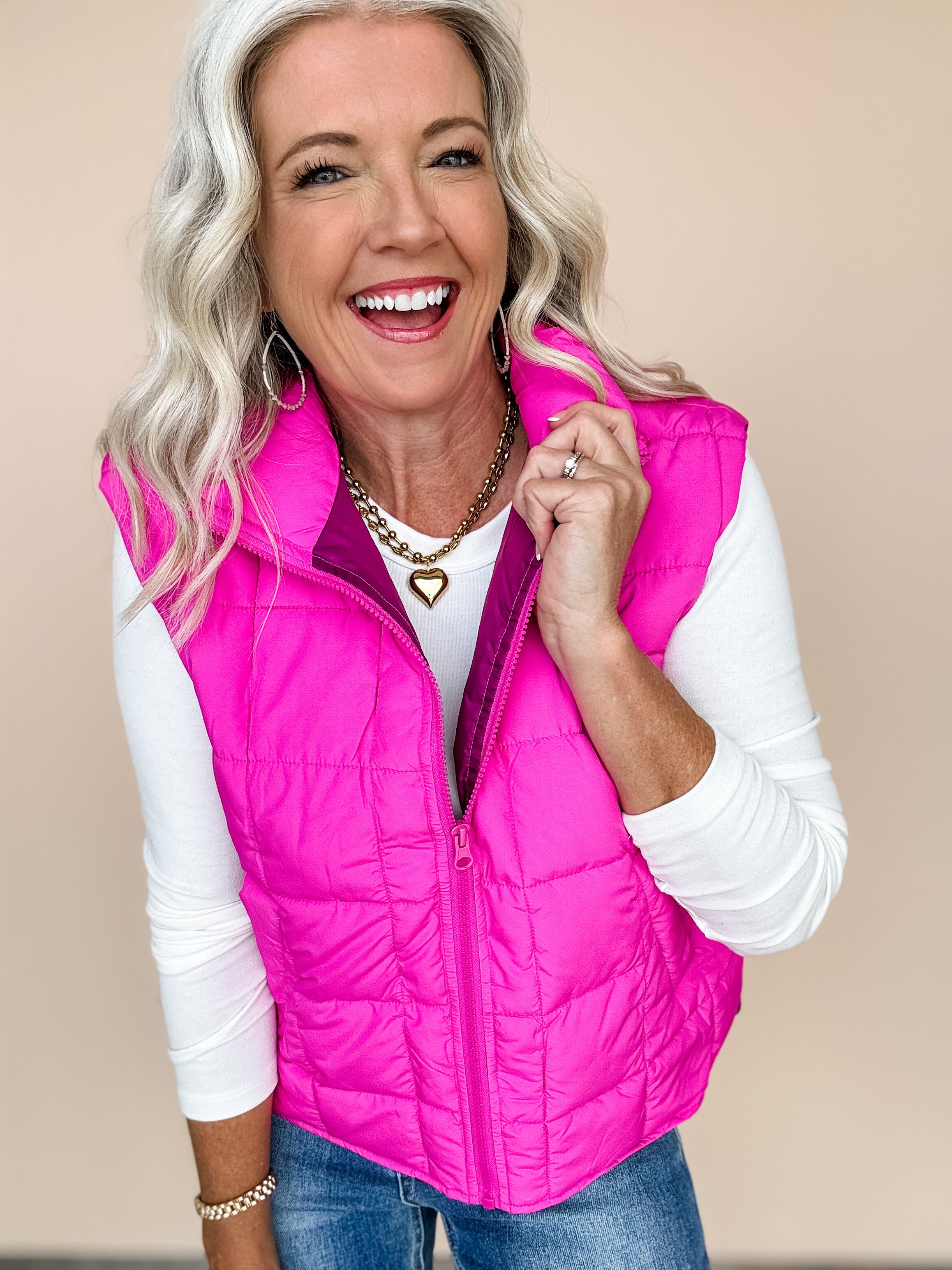 Radiant Rose Vest