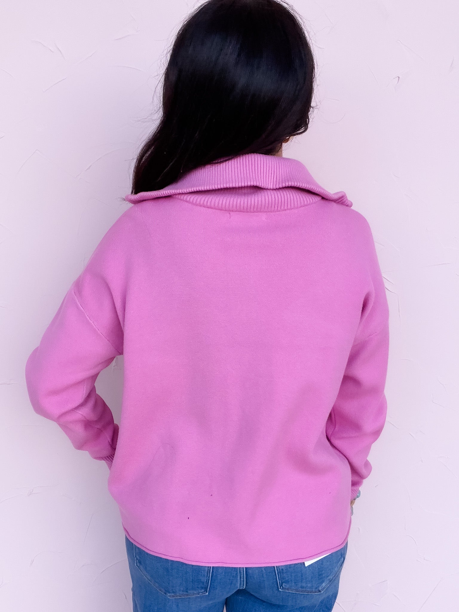 Pink On Point Pullover