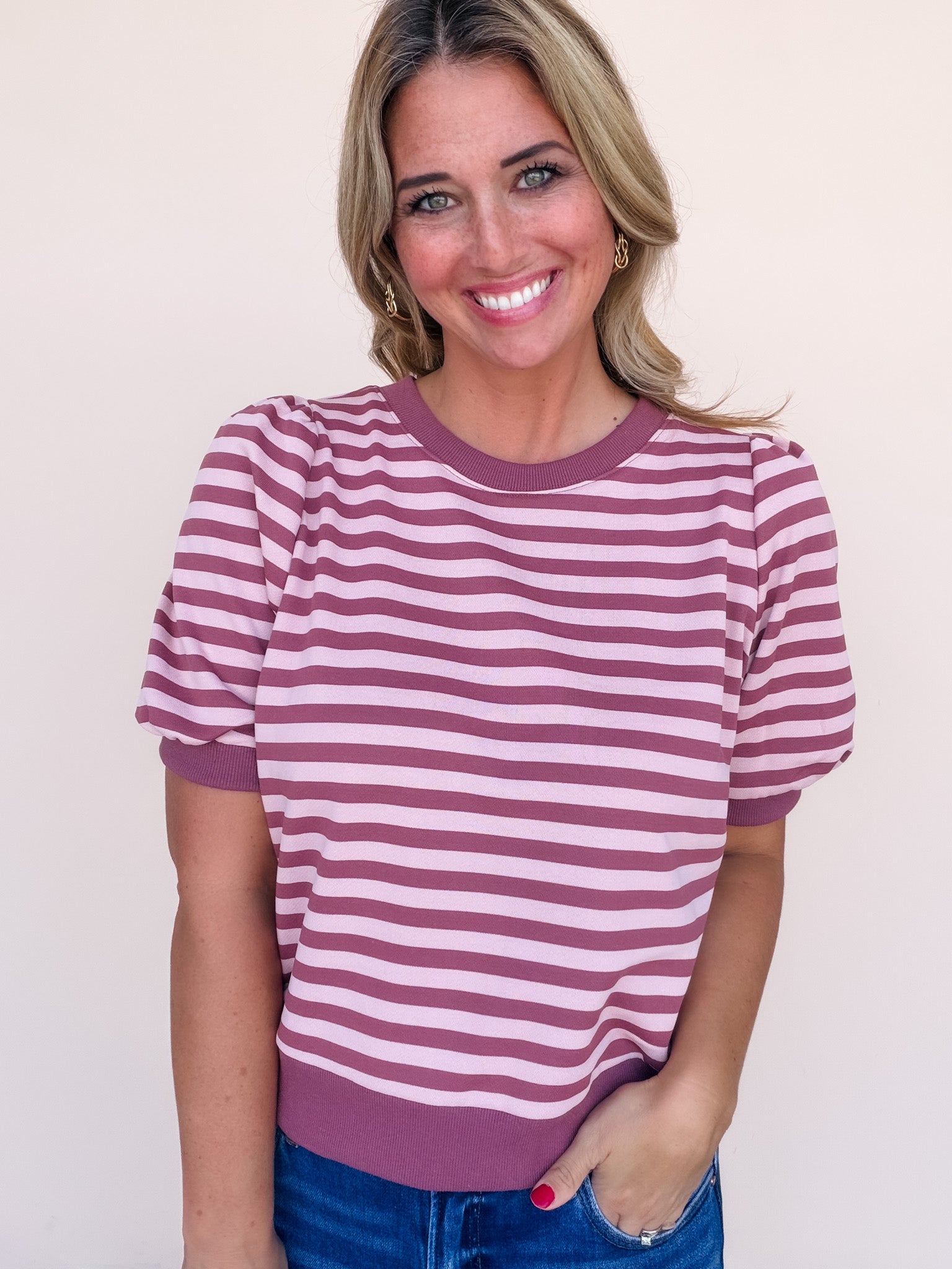 Mauve About It Top