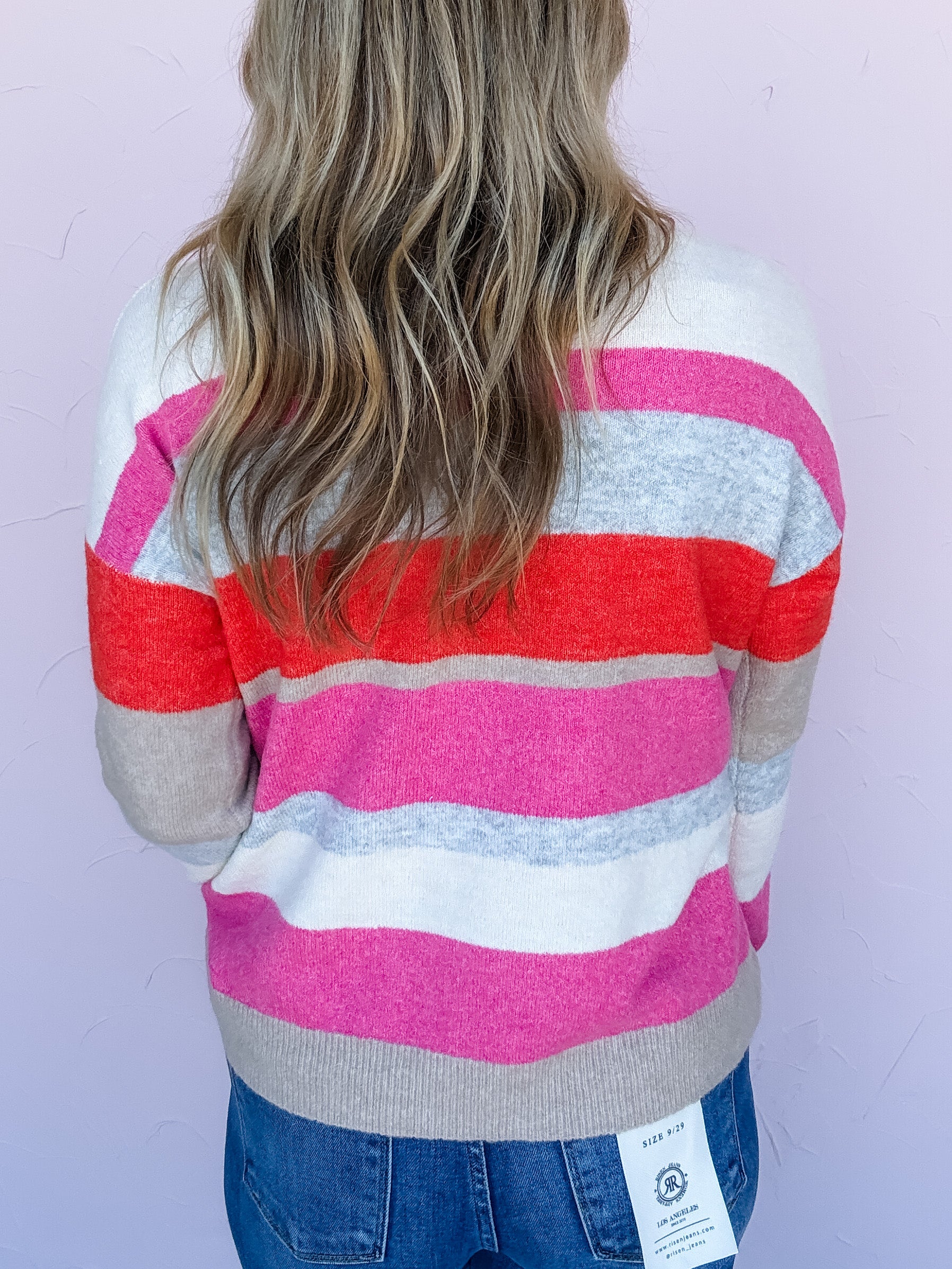 Bright Chill Stripe Sweater