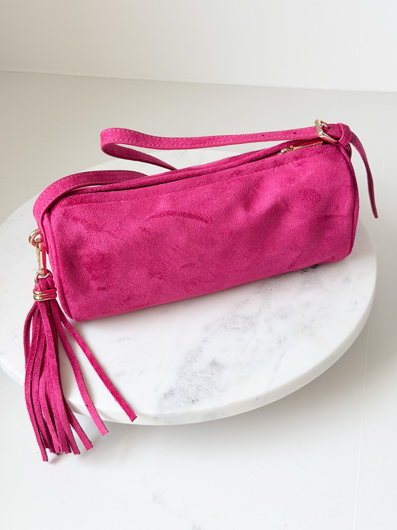 Kylie Barrel Shoulder Bag