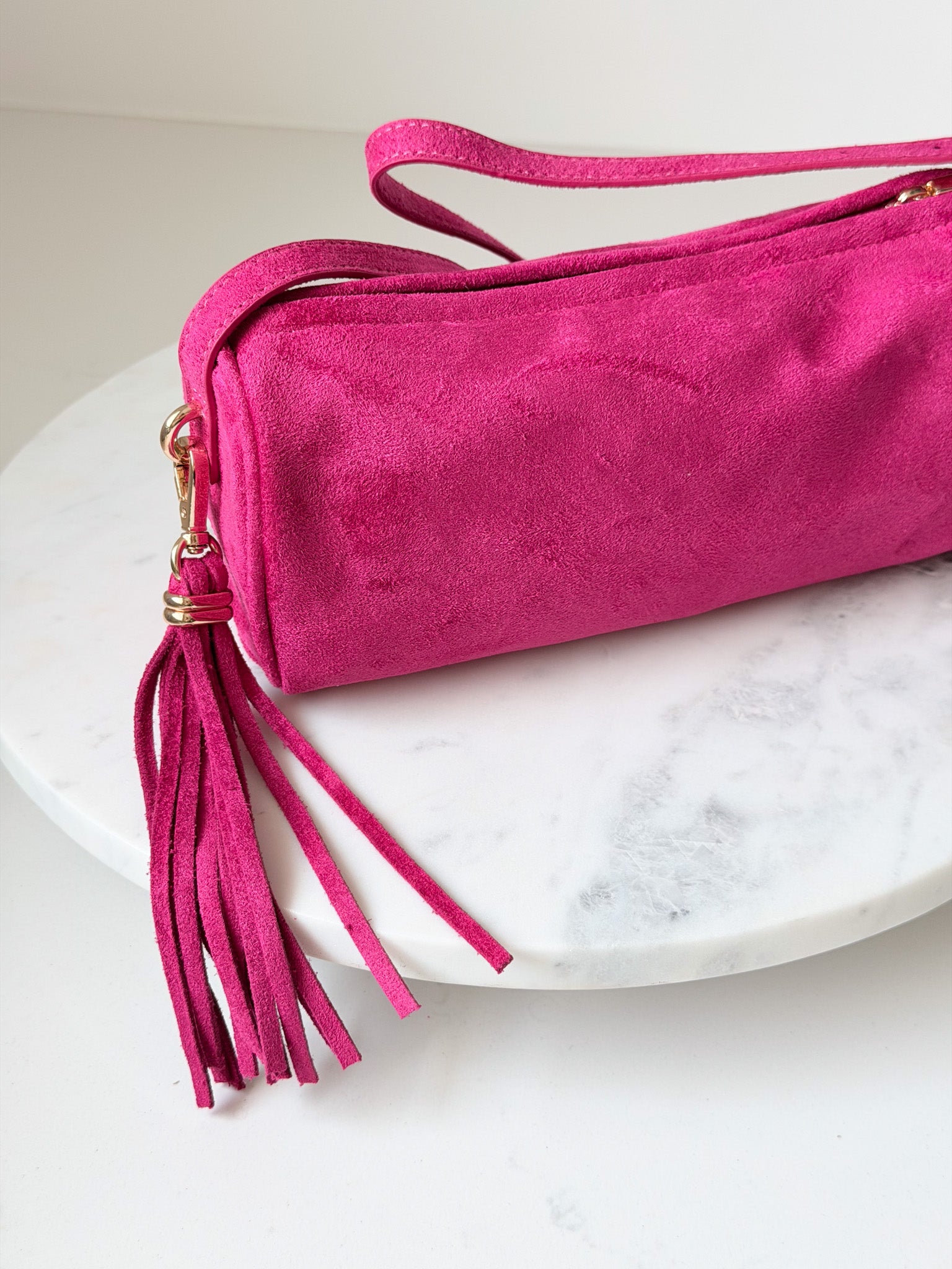 Kylie Barrel Shoulder Bag