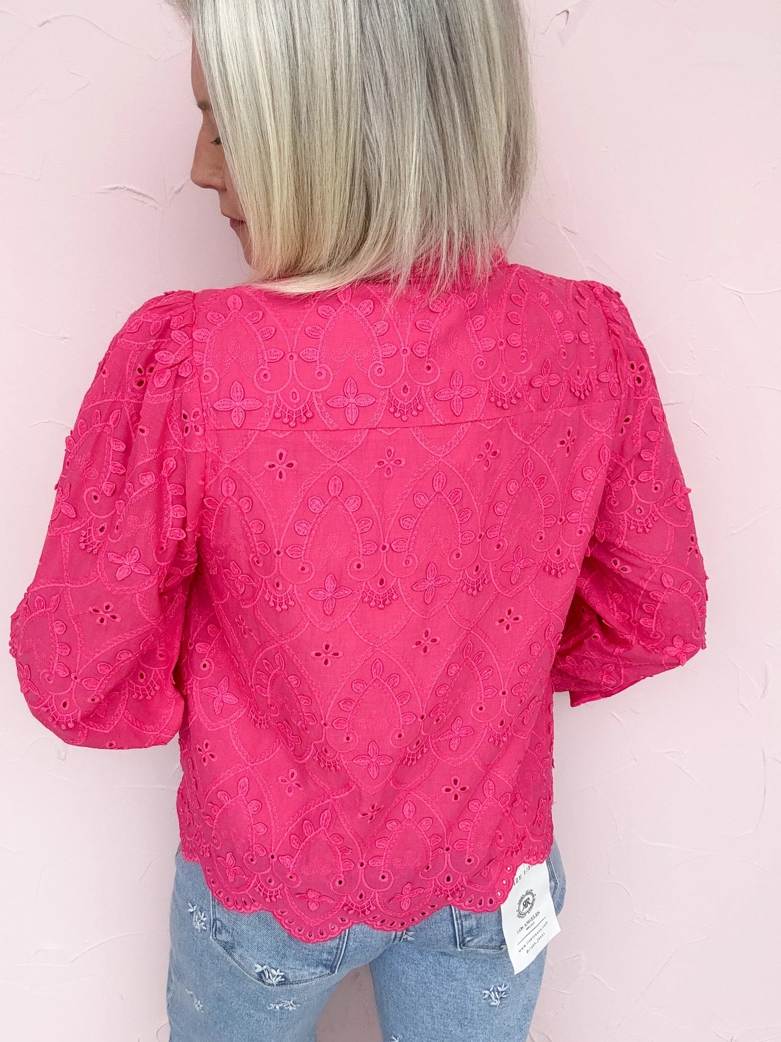 Ready for Blooms Eyelet Top