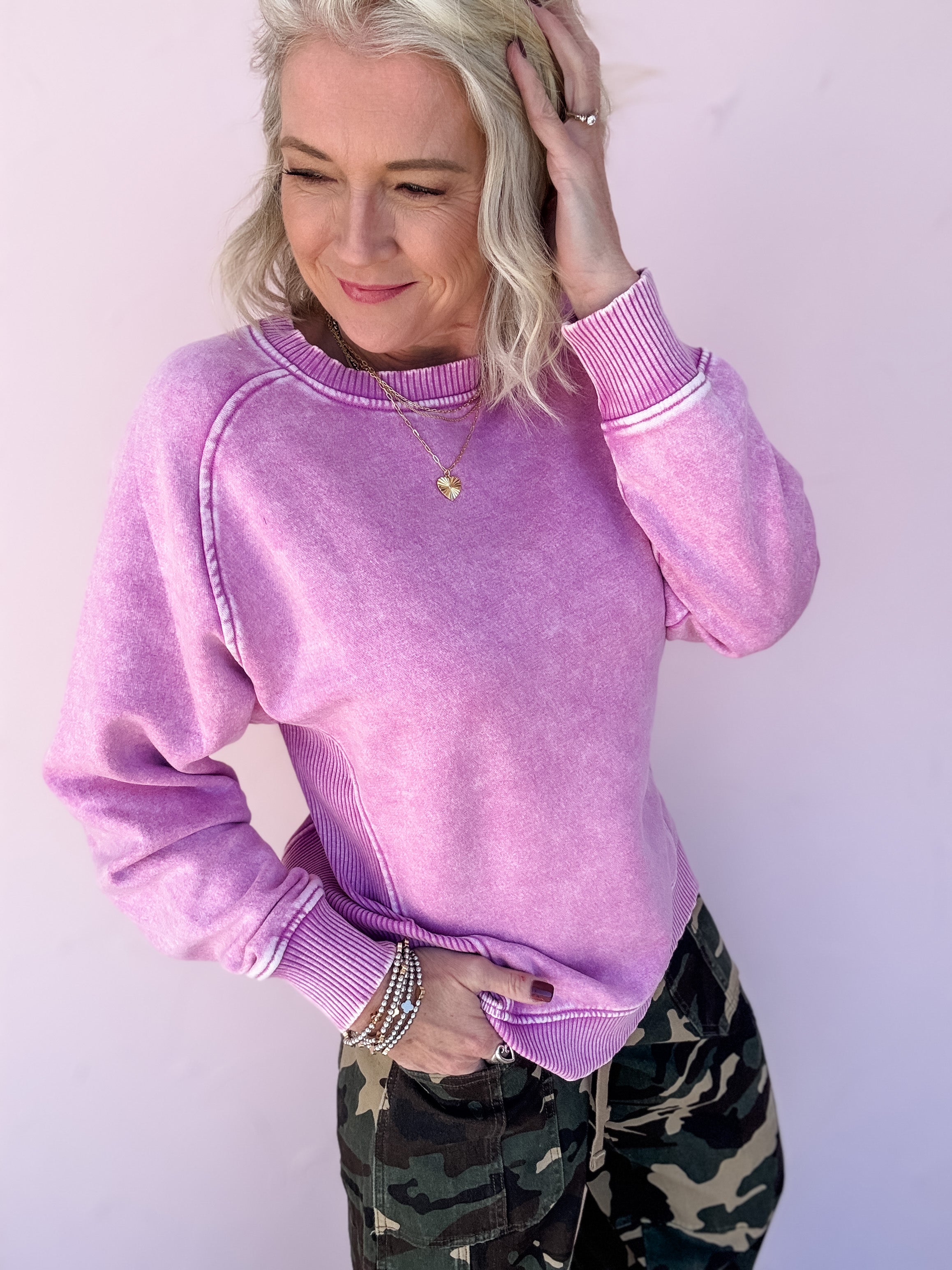 Pink Voltage Pullover