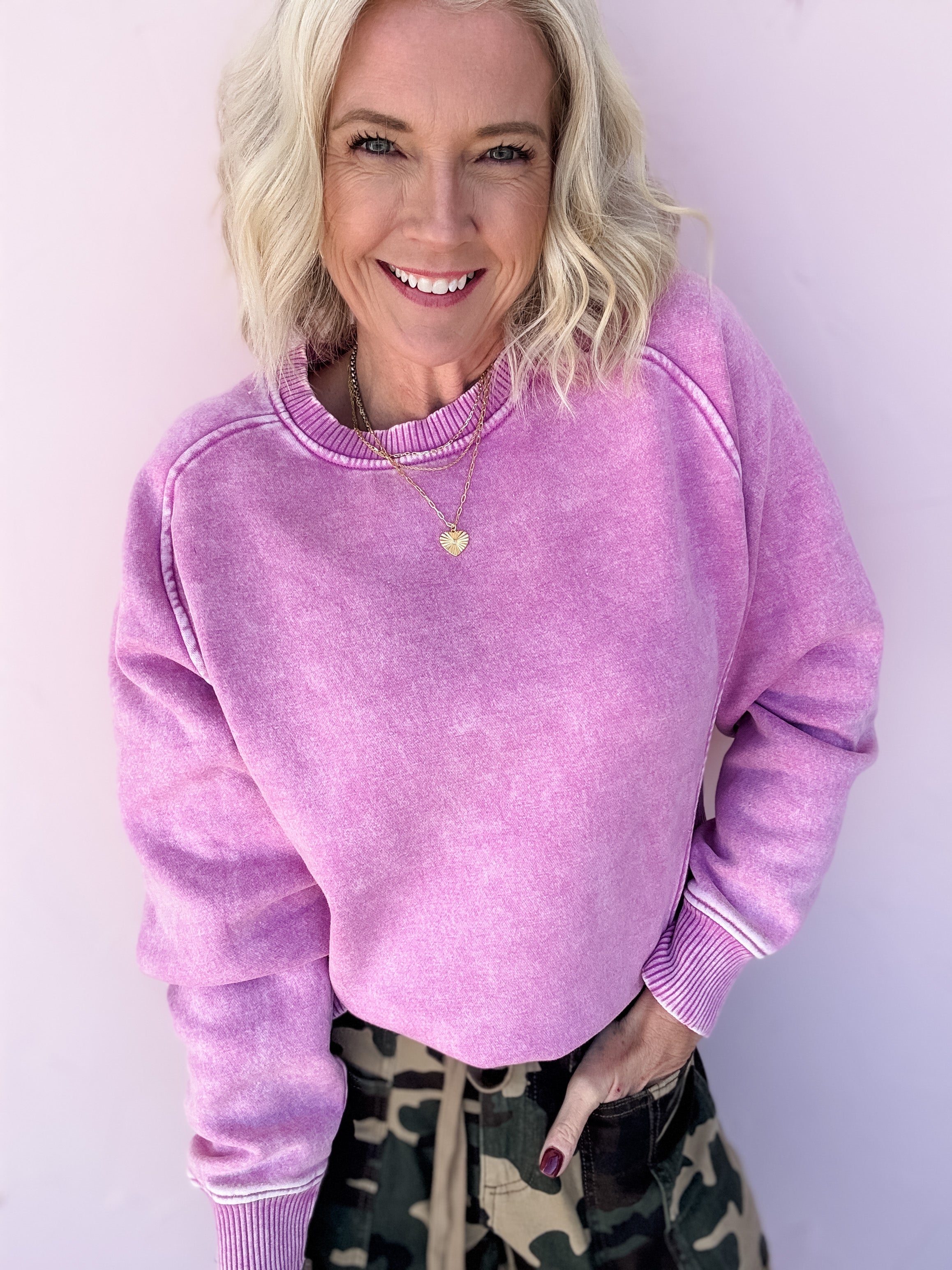 Pink Voltage Pullover