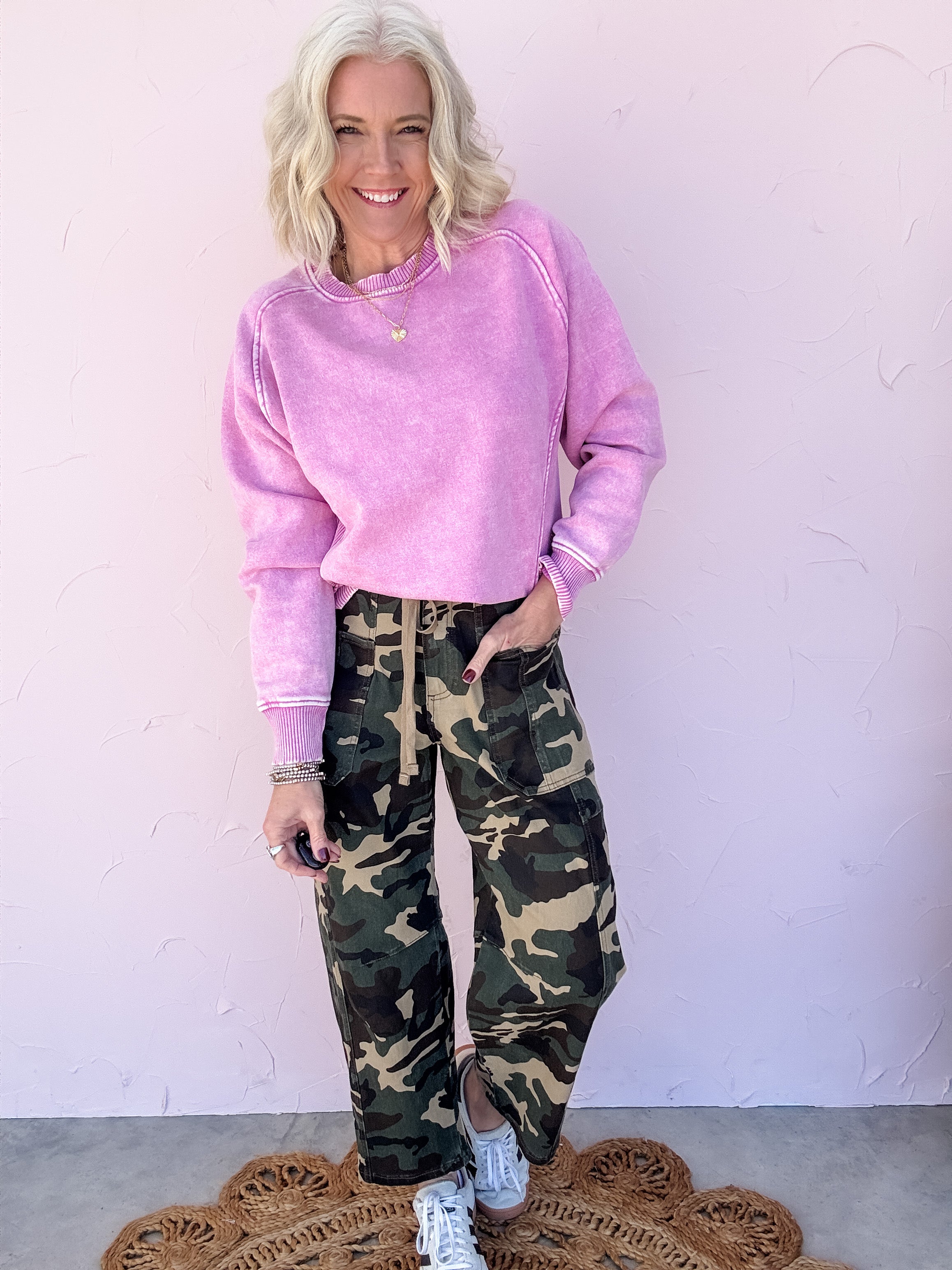 Pink Voltage Pullover