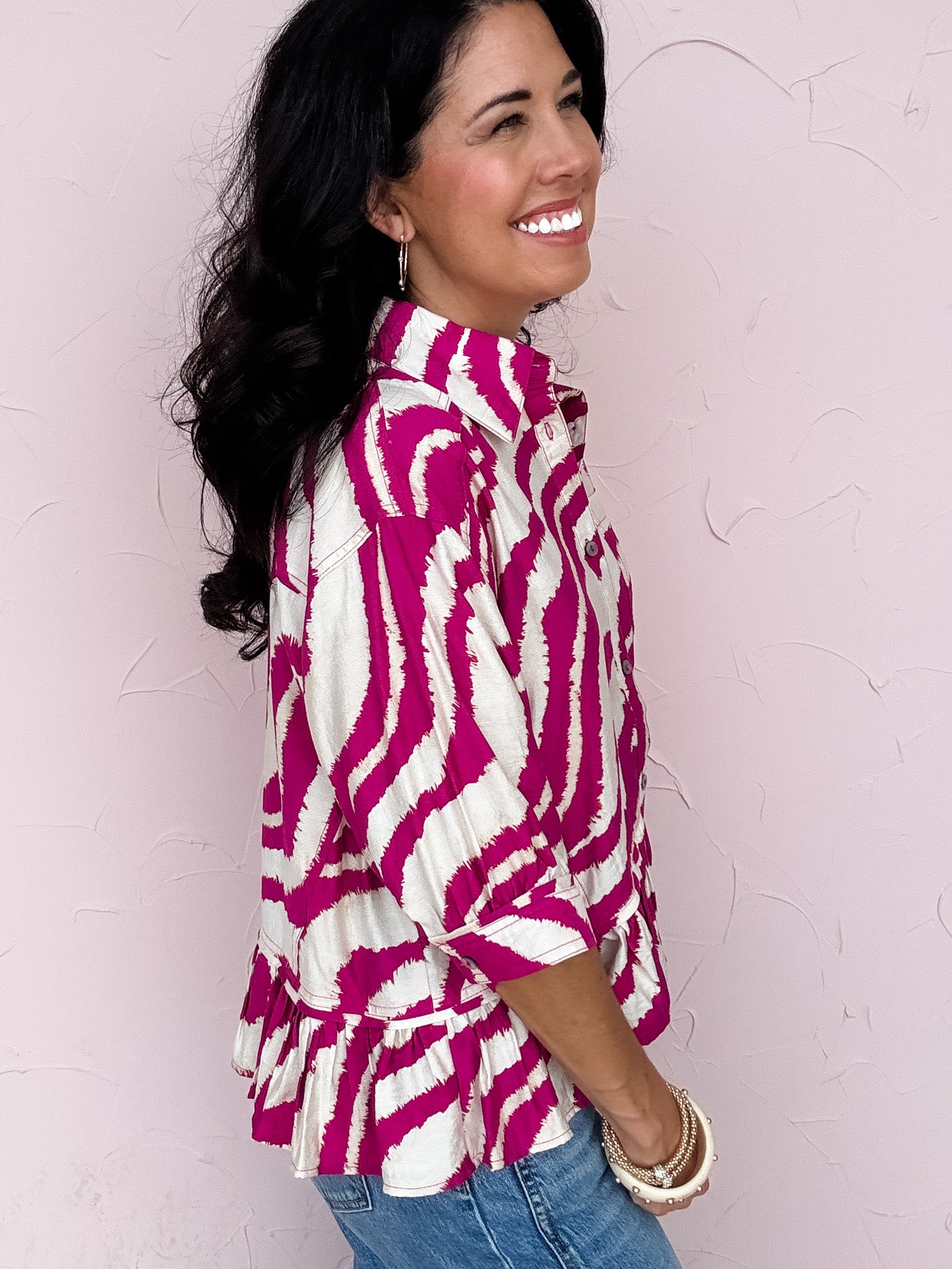 Wild About Magenta Top
