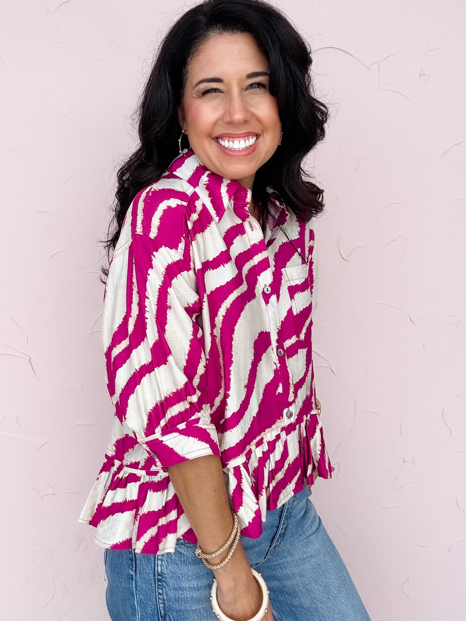 Wild About Magenta Top