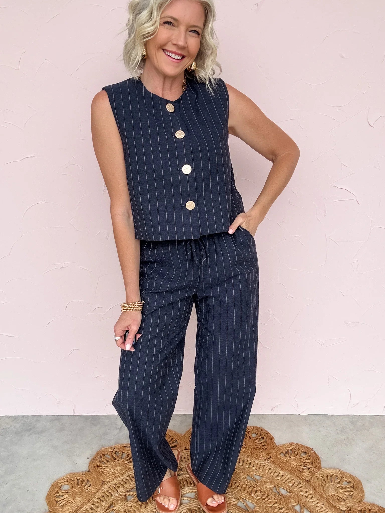 Pinstripe Poise Set - 30% Off