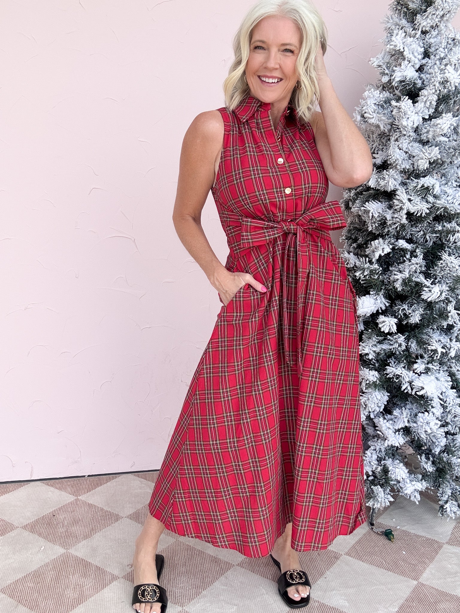 Holly Days Tie Dress