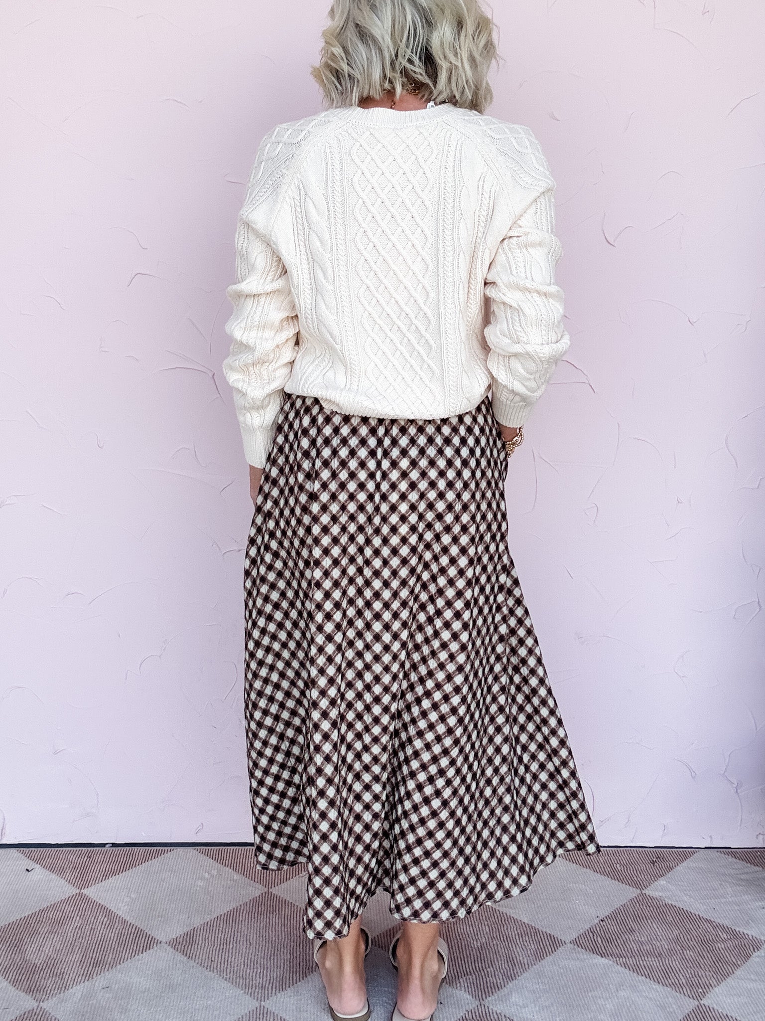 Check to Check Skirt