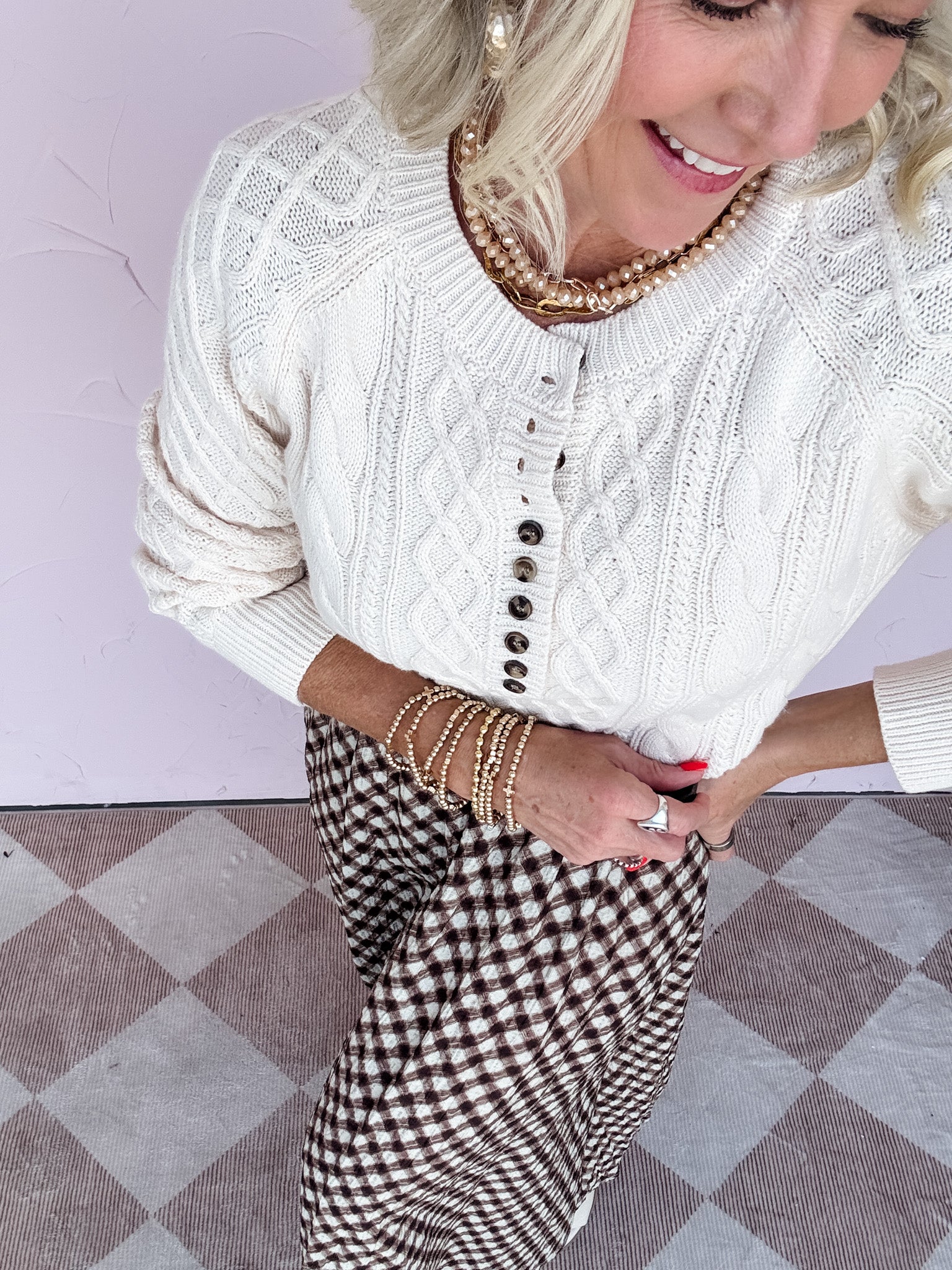 Check to Check Skirt