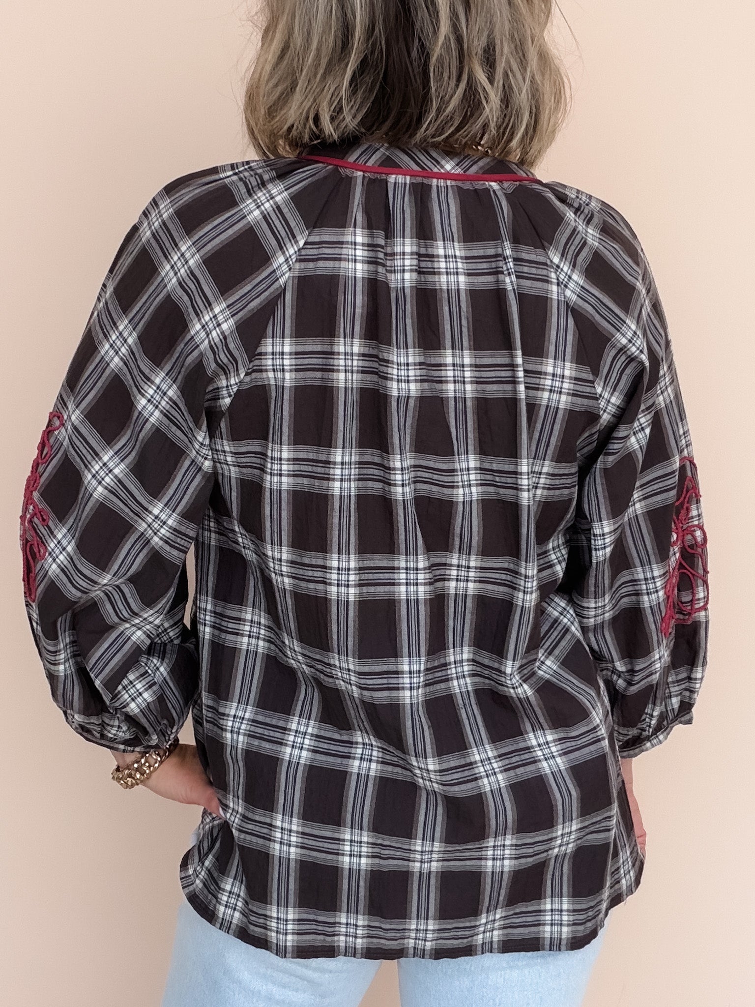 Briar Plaid Top