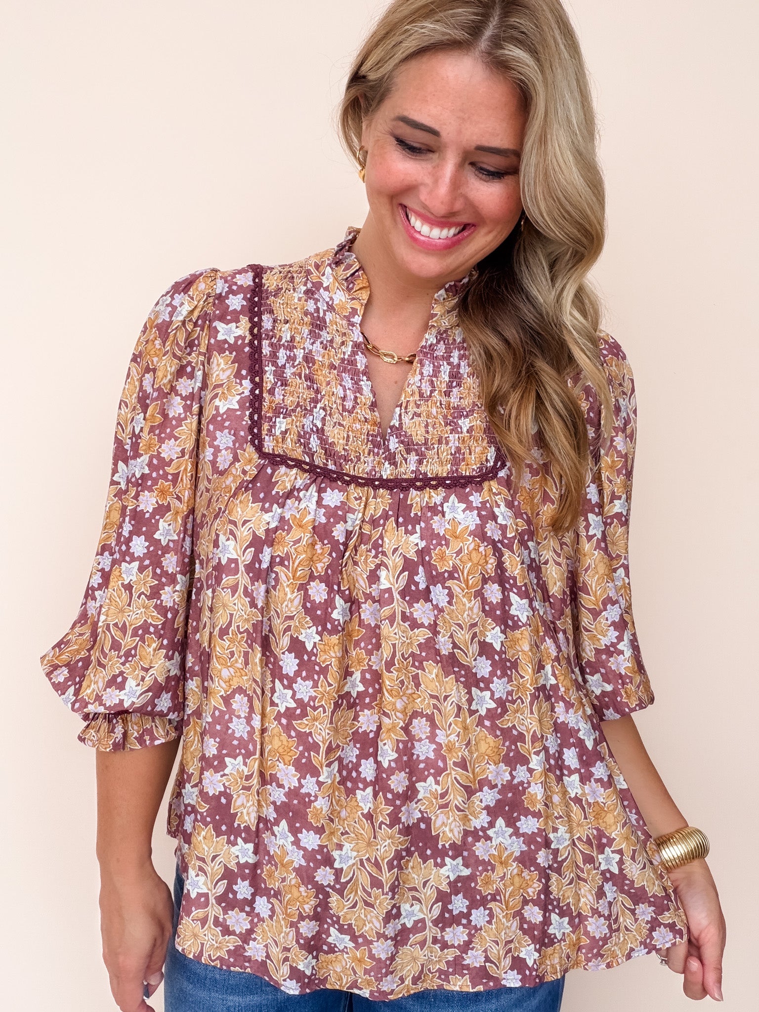 Plum Fields Top