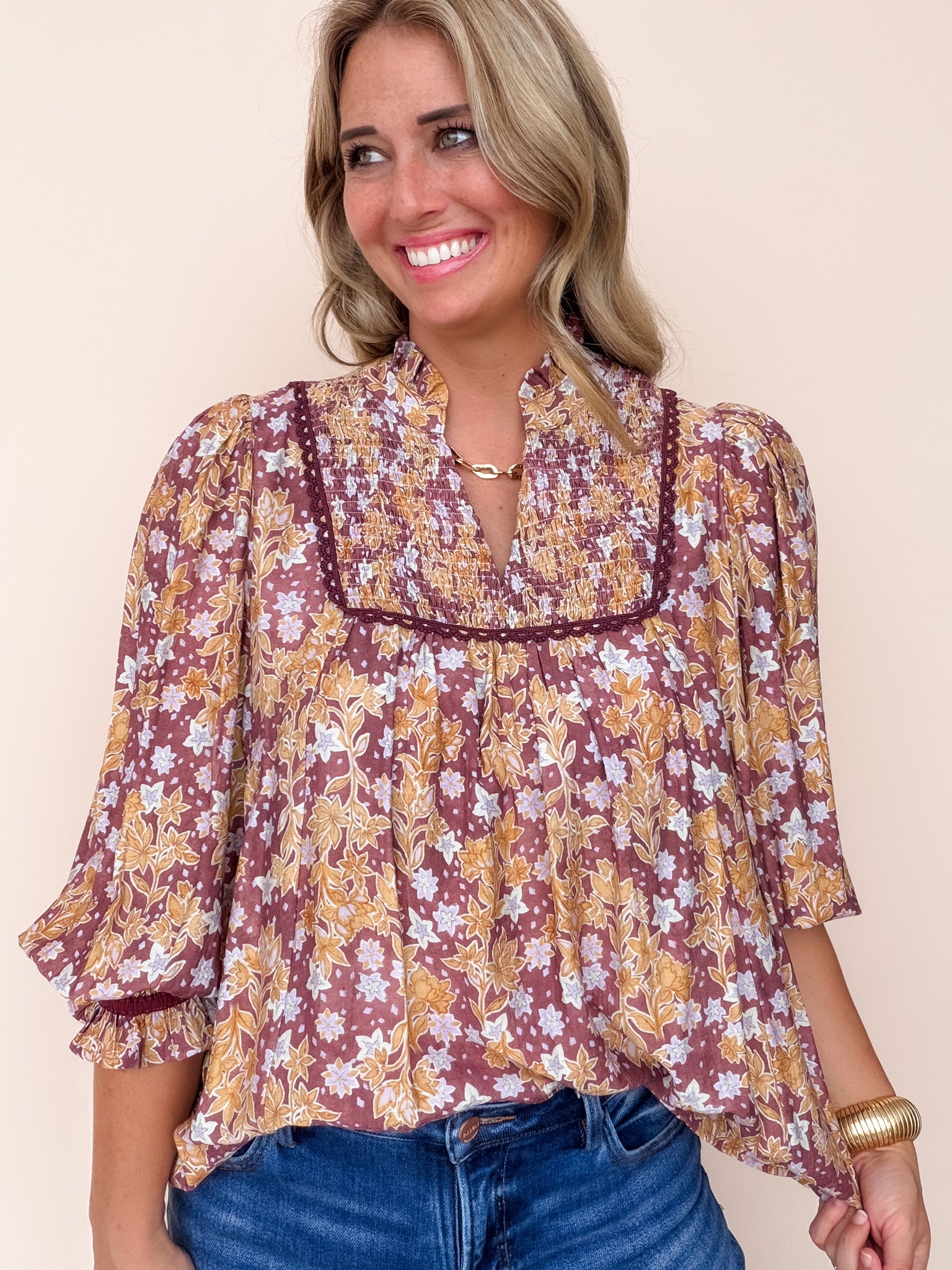 Plum Fields Top