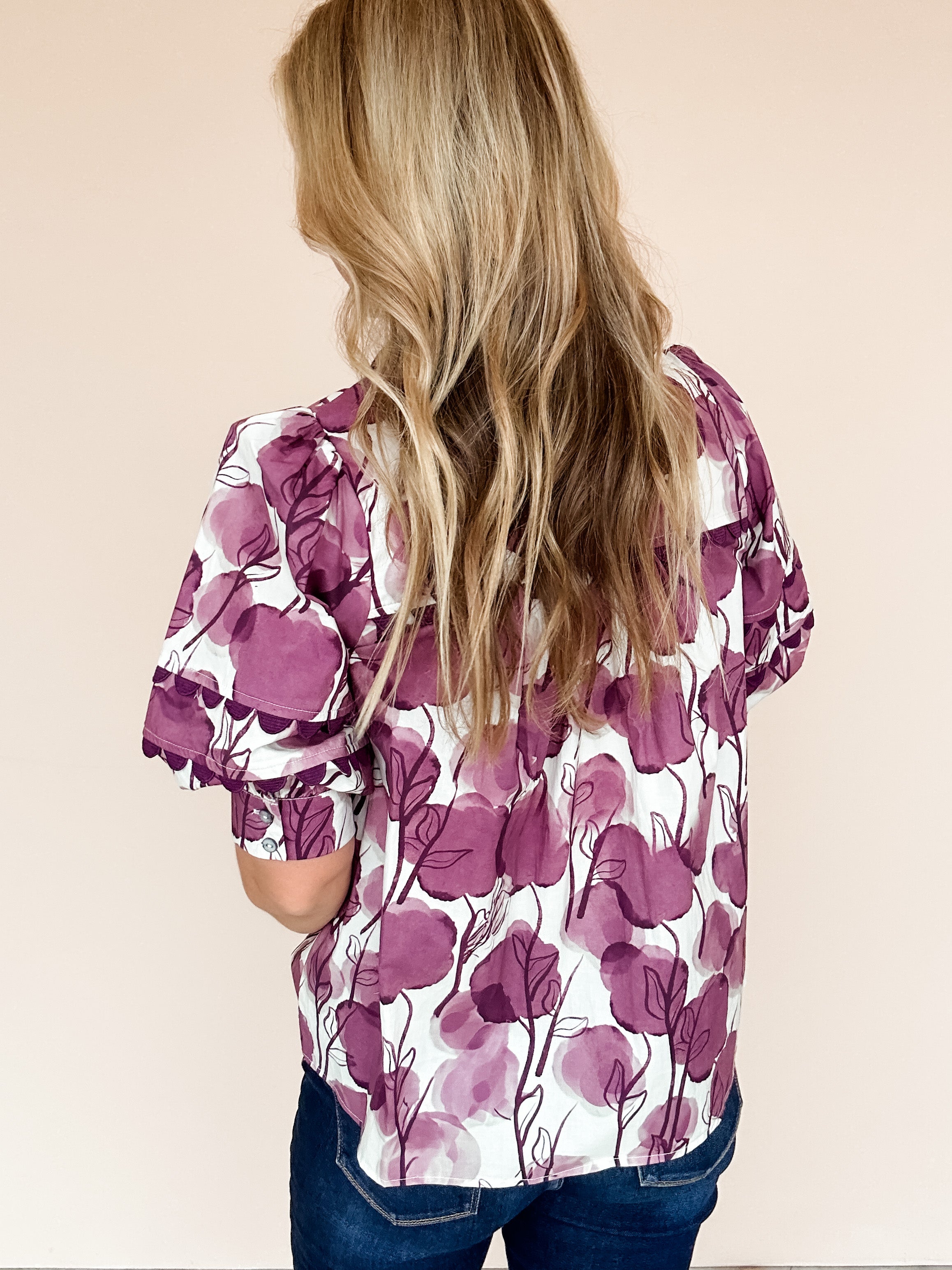 Plum Posy Top