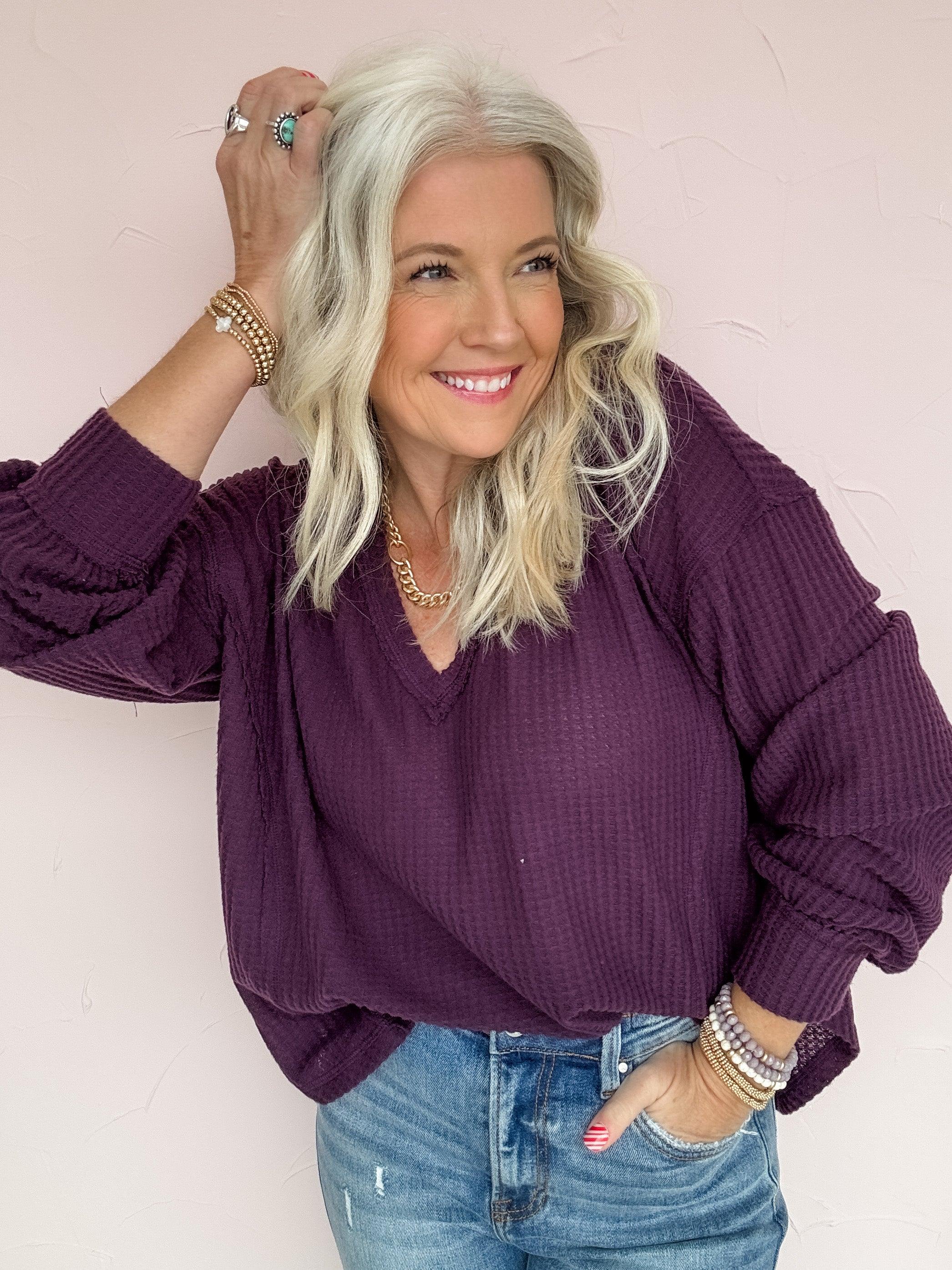 Plum Twilight Top