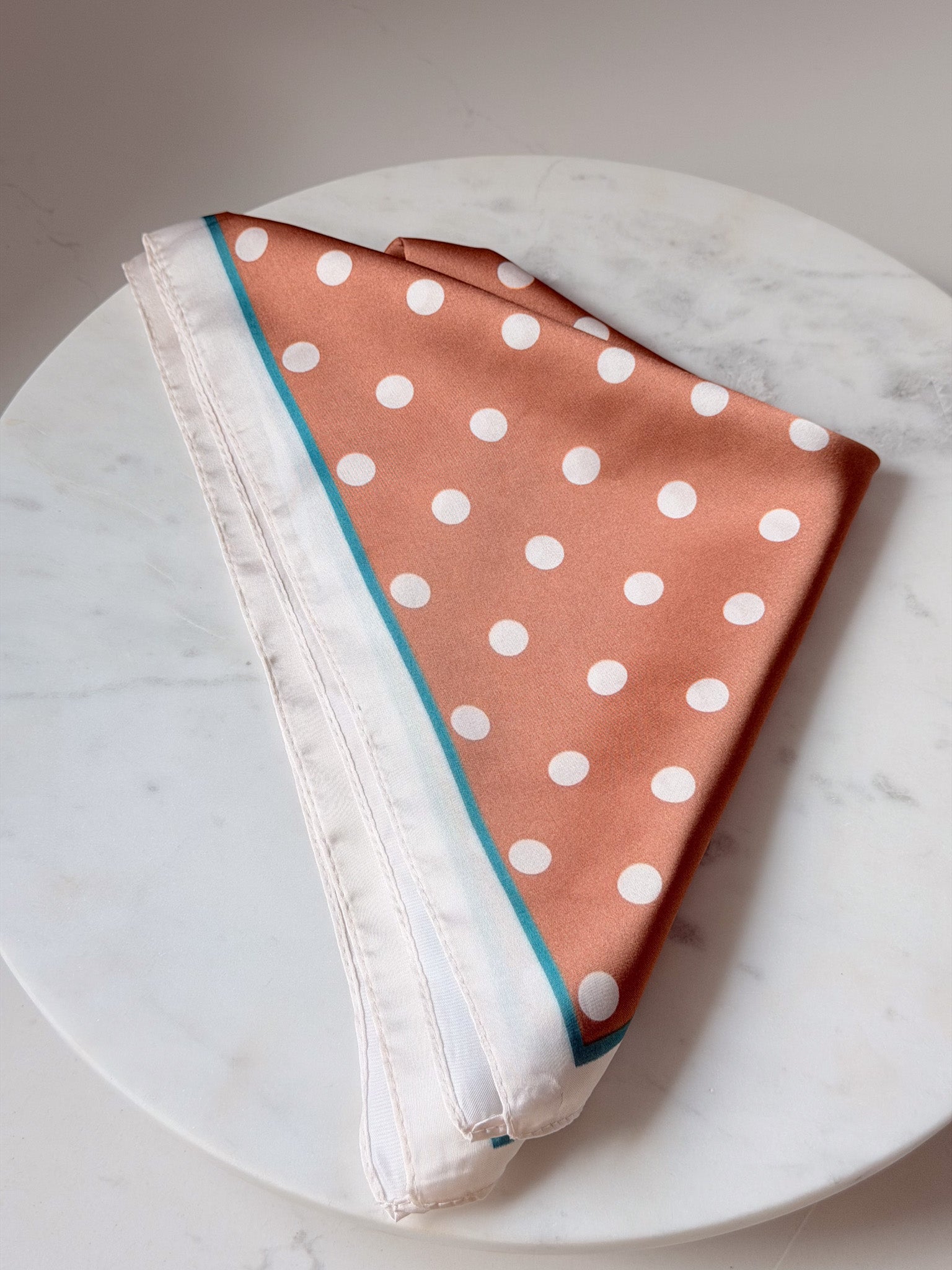 Vintage Dot Square Scarf