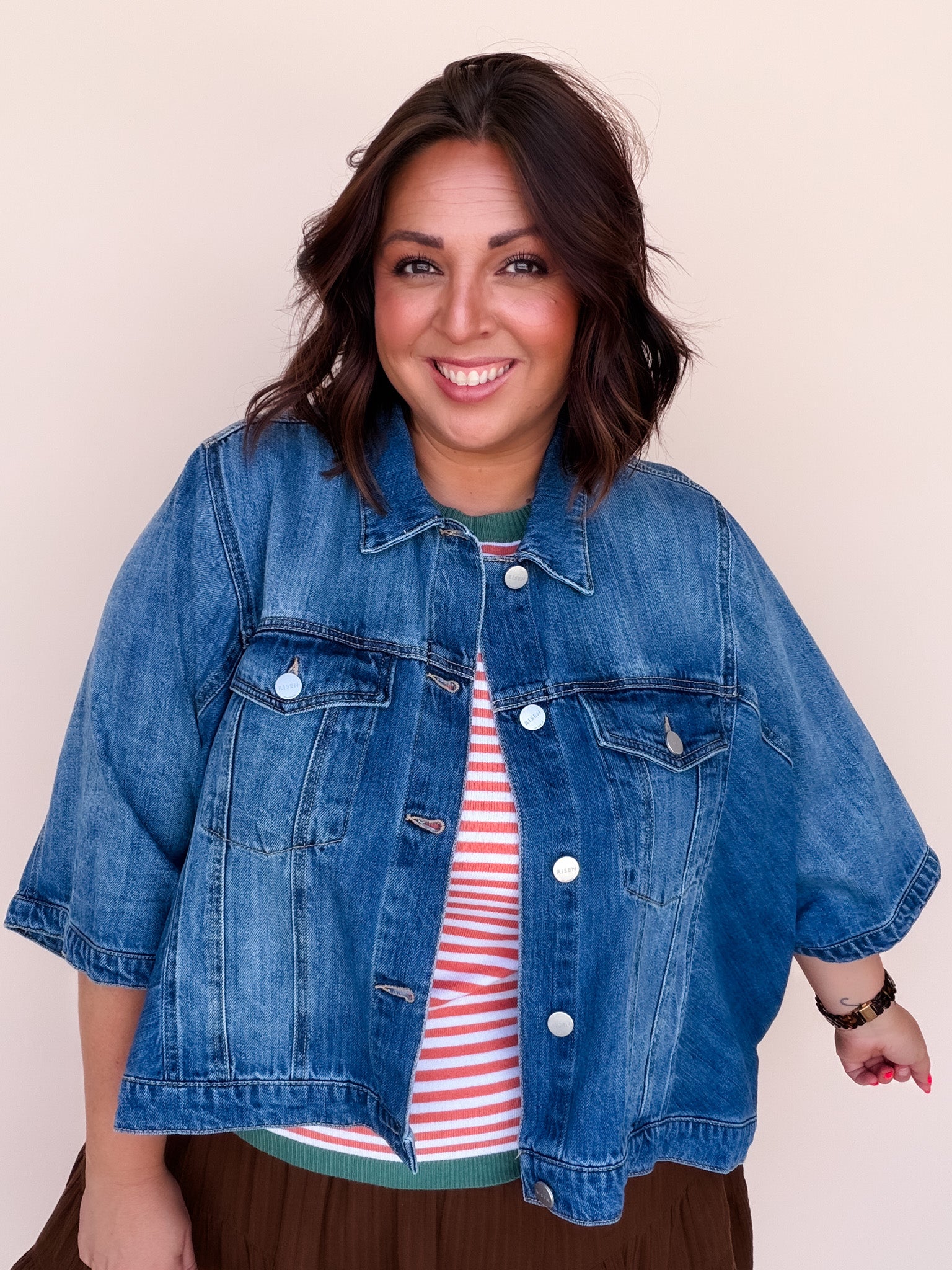 Wide Open Denim Jacket