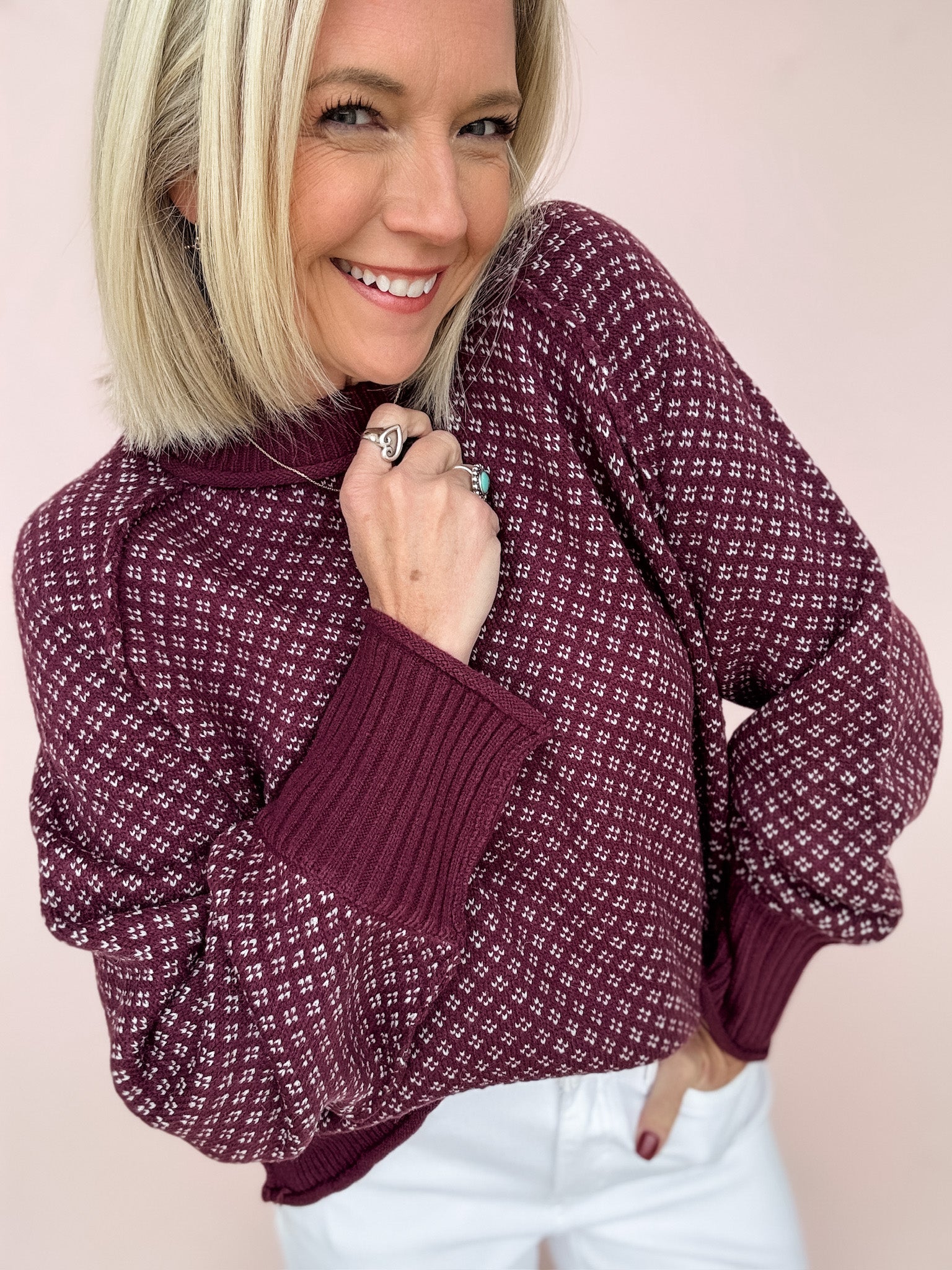 Mulberry Meadow Sweater