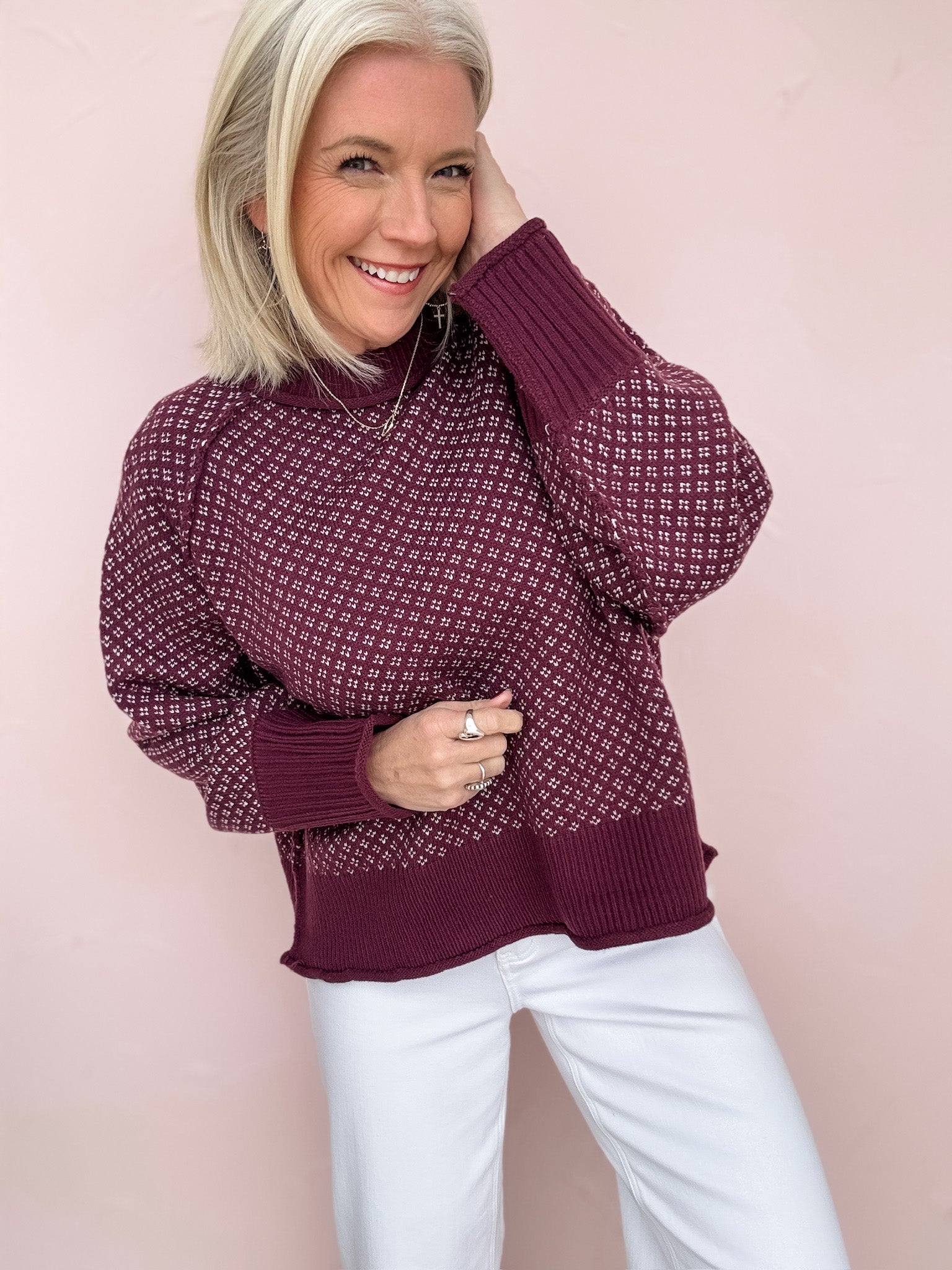 Mulberry Meadow Sweater