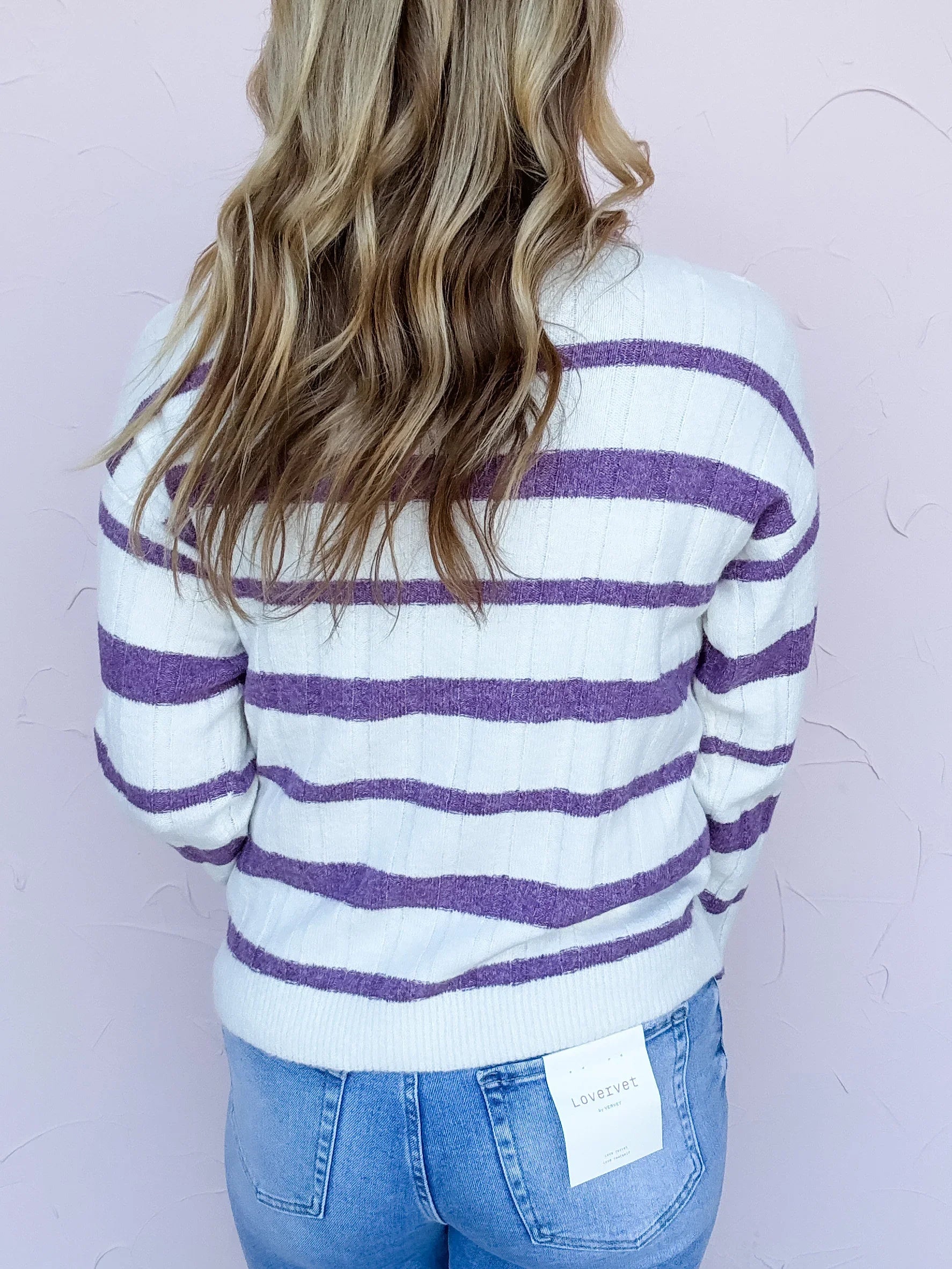 Lilac Horizon Sweater