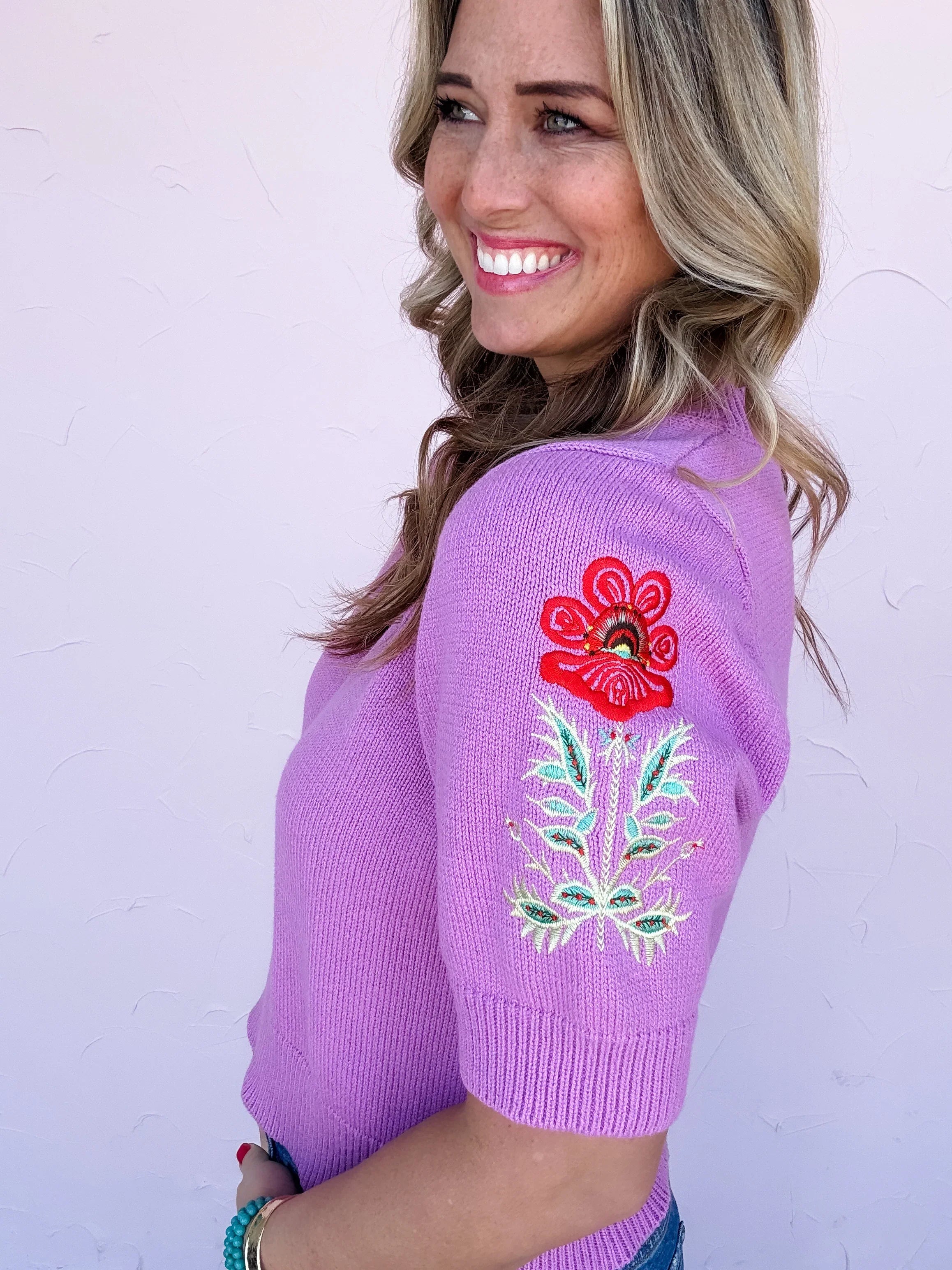 Lavender Lane Knit Top