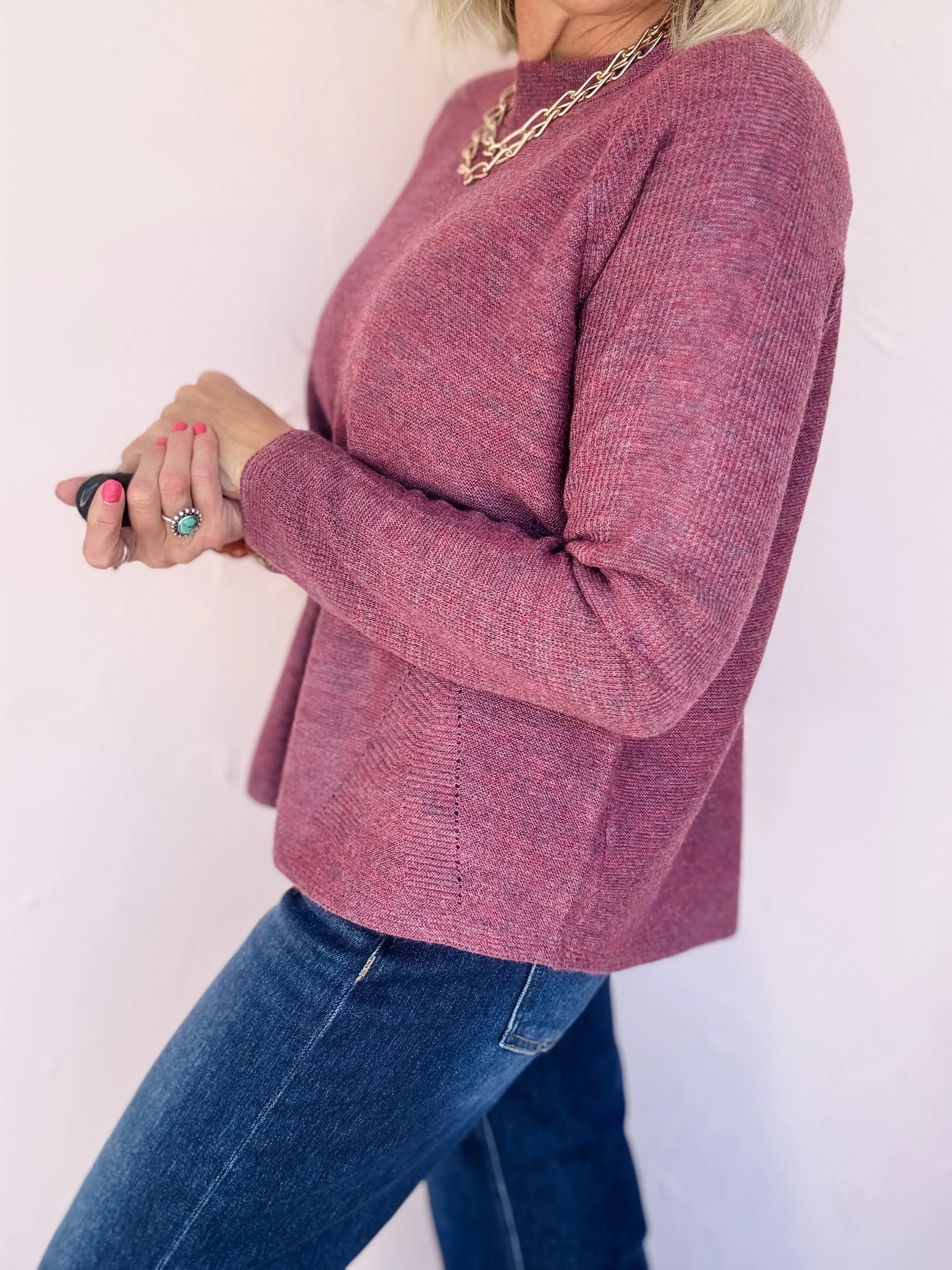 Rosewood Knit Sweater