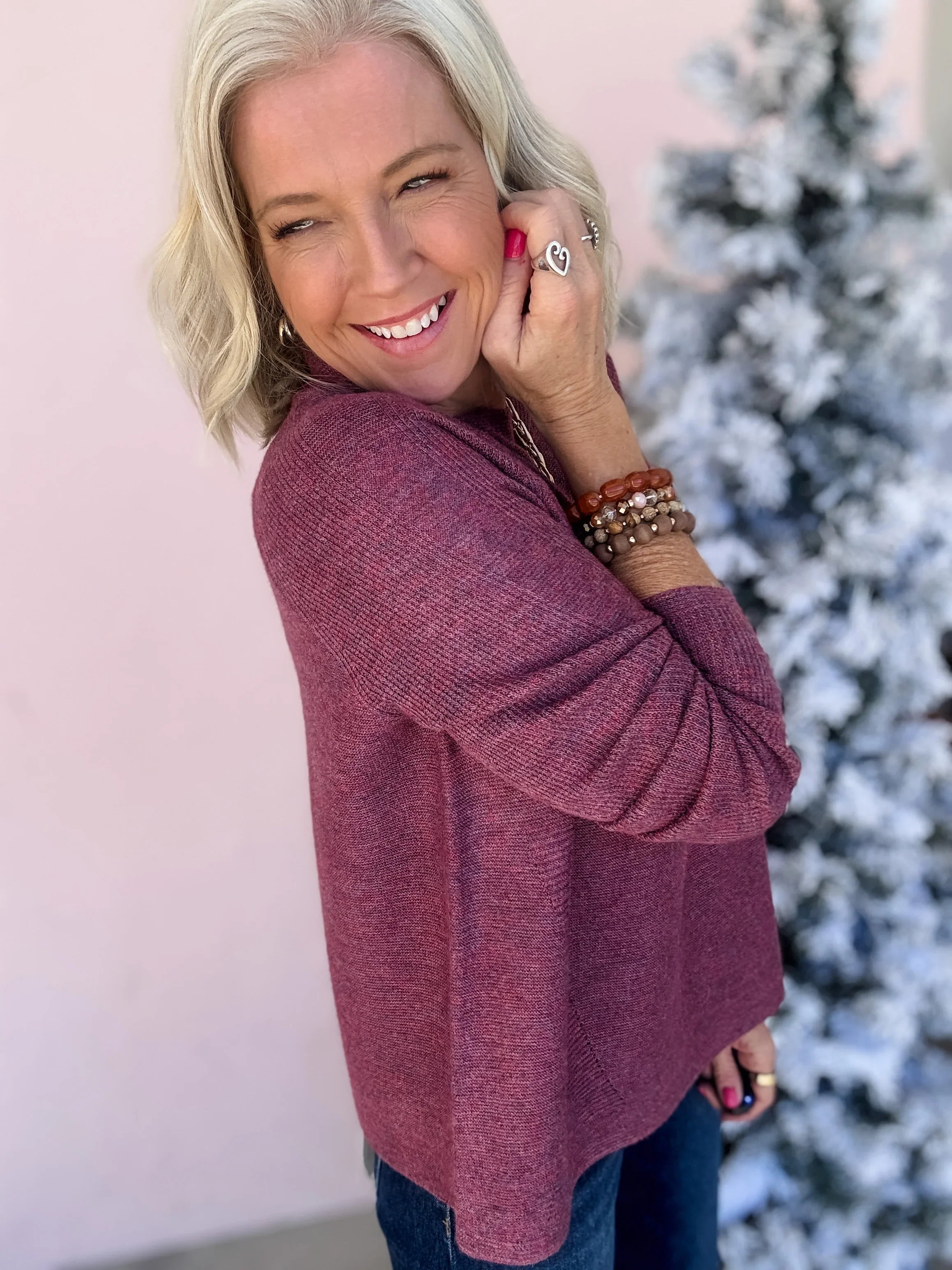 Rosewood Knit Sweater