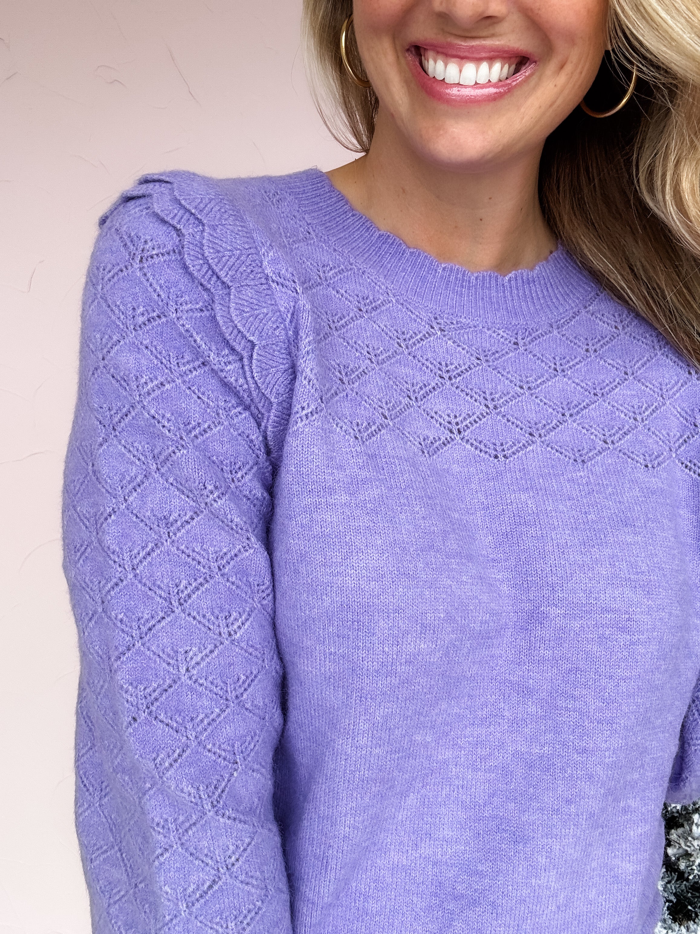 Wisteria Whimsy Sweater