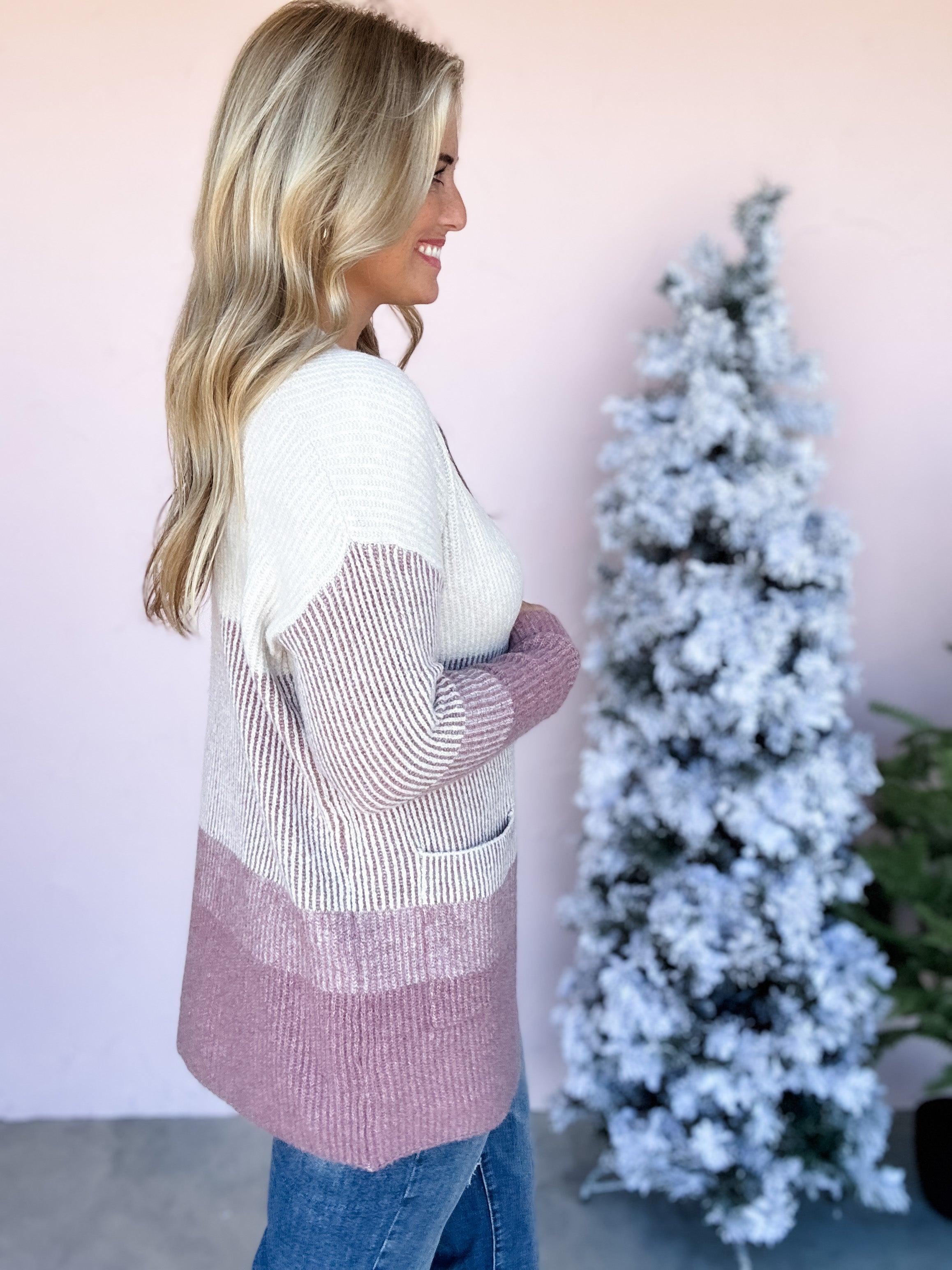 Frosted Plum Cardigan