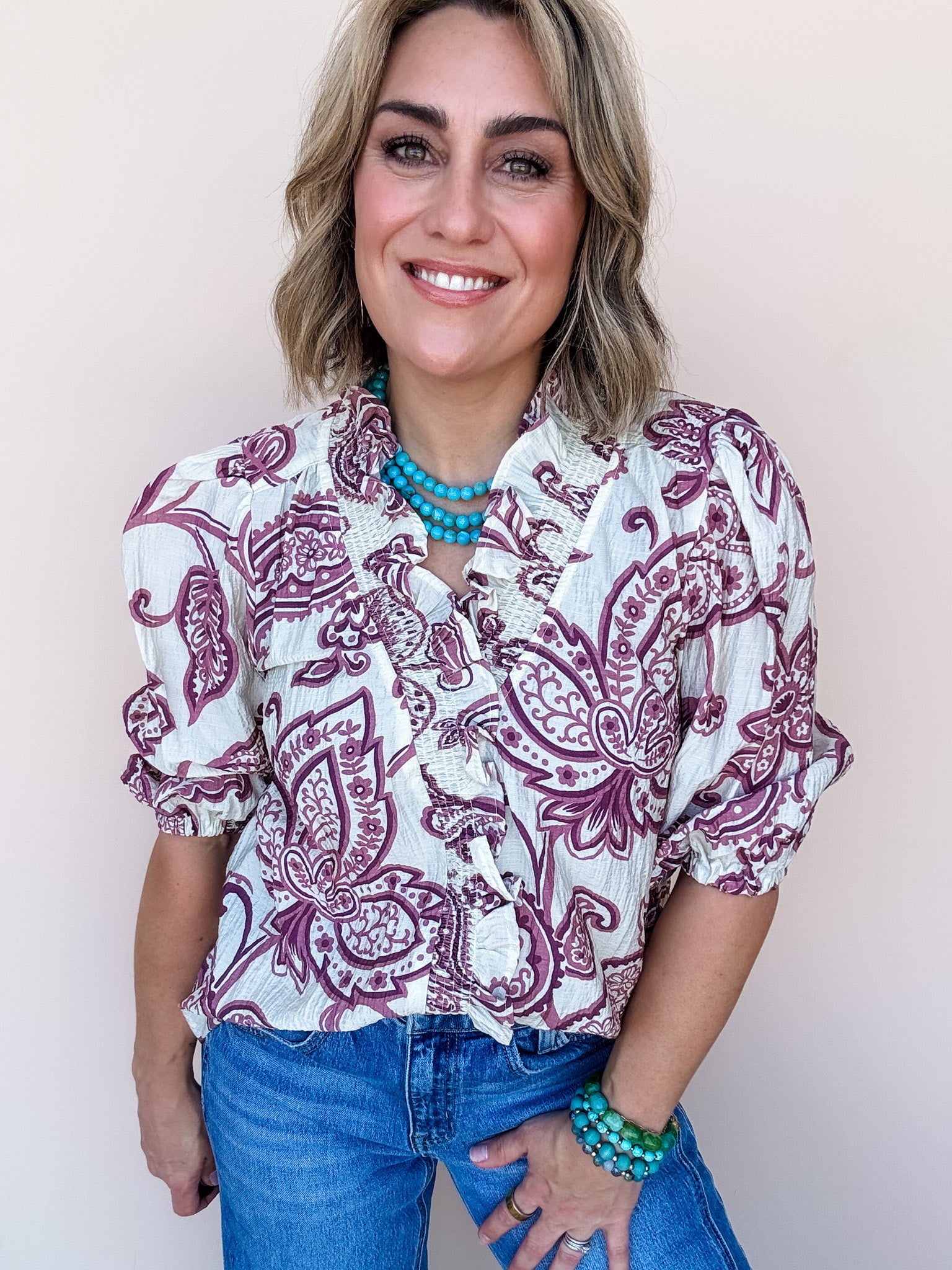 Pretty in Paisley Top