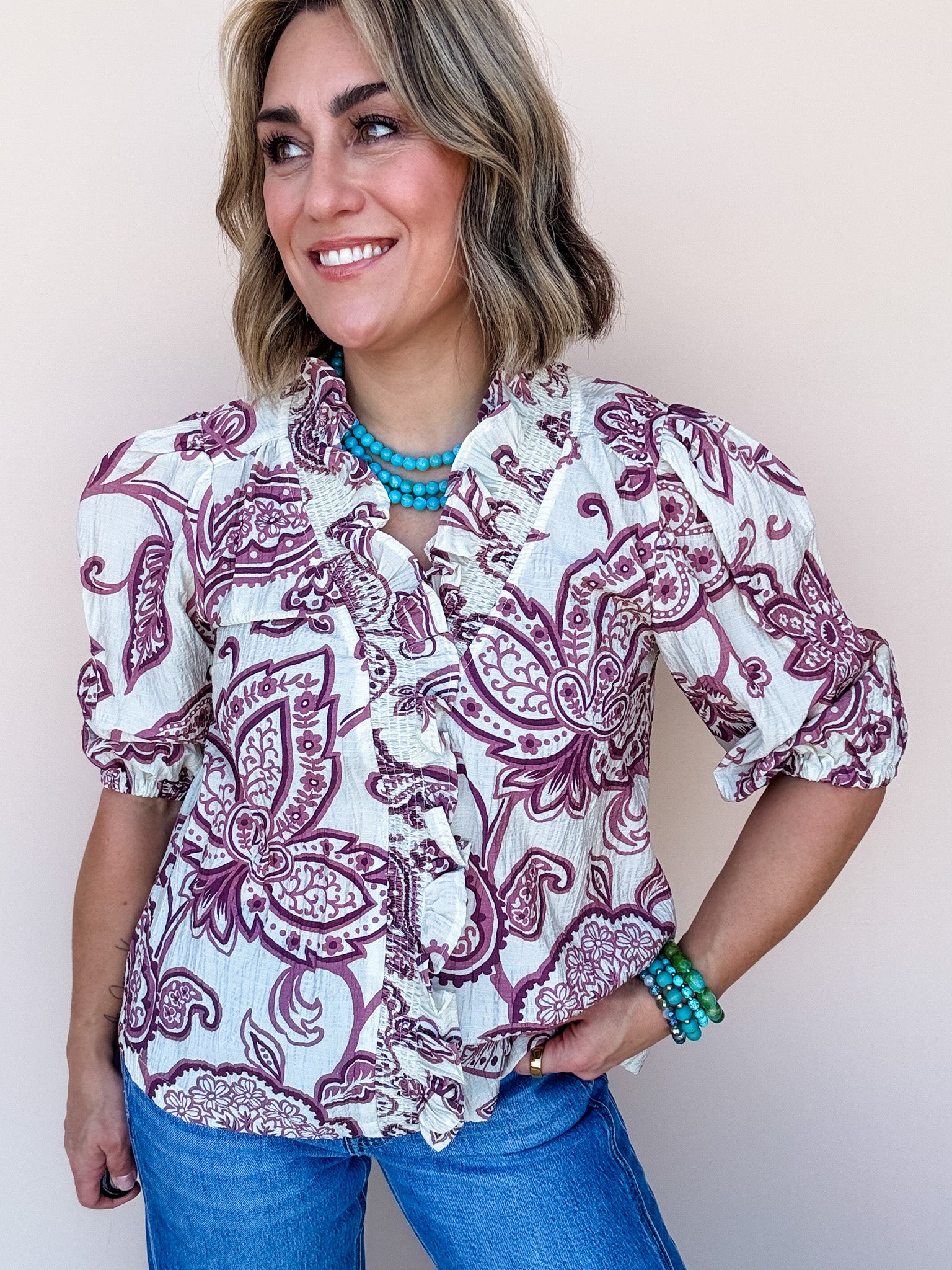 Pretty in Paisley Top