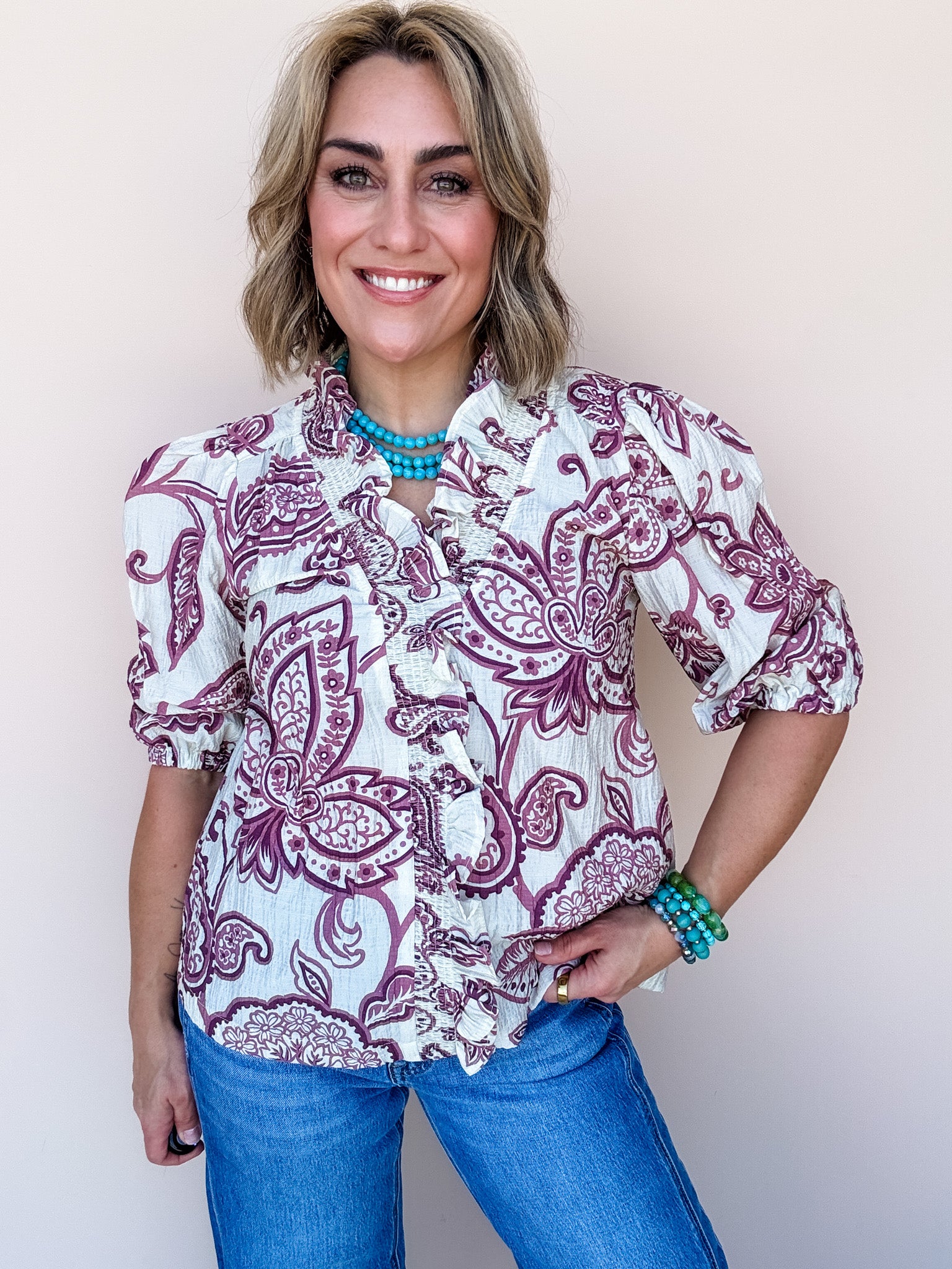 Pretty in Paisley Top