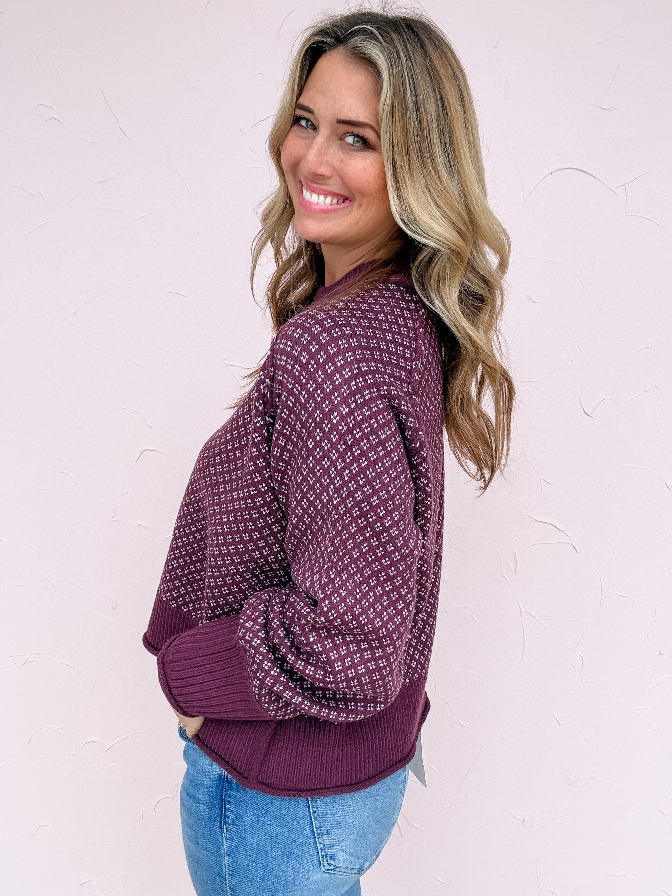 Mulberry Meadow Sweater