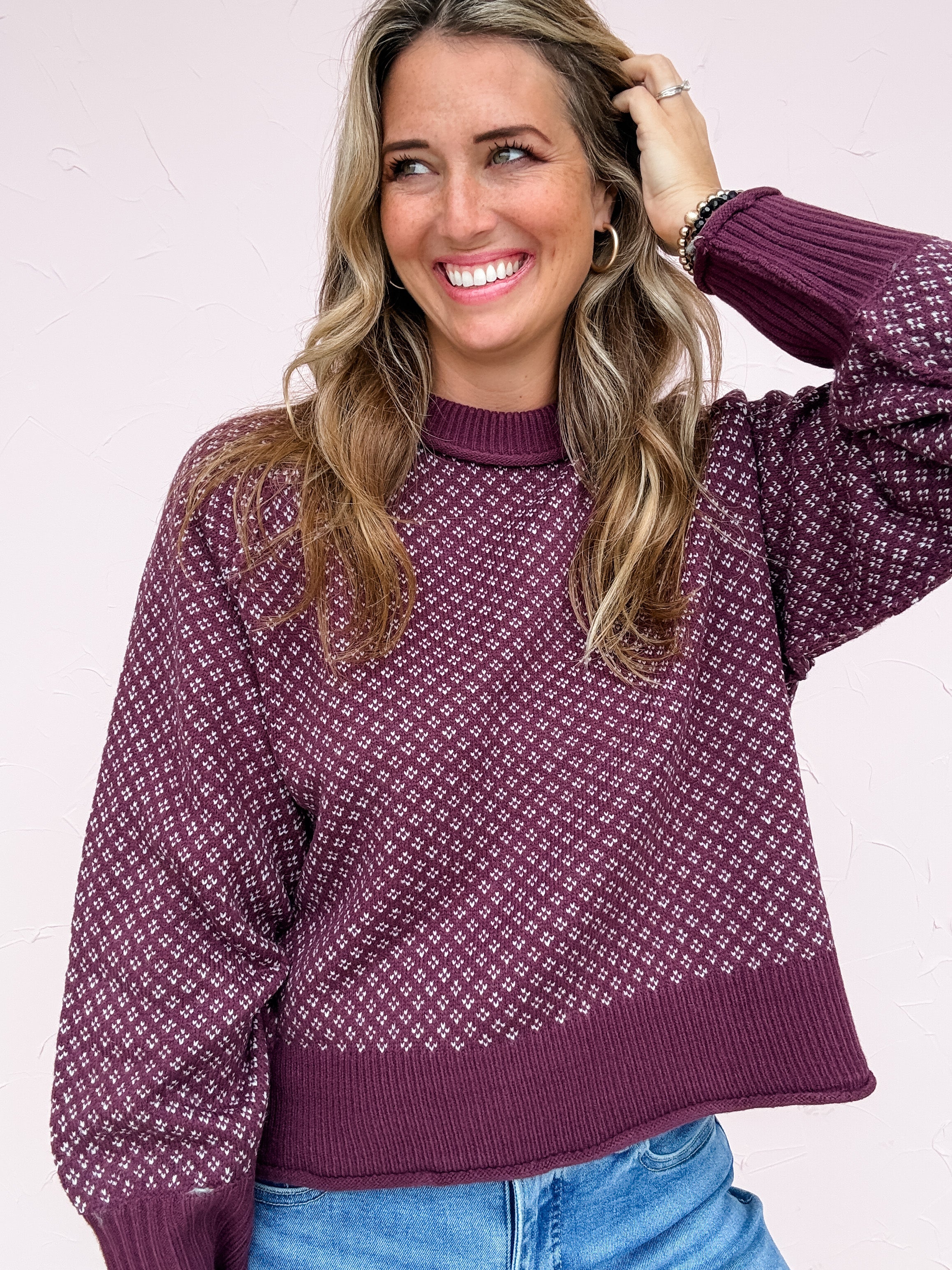 Mulberry Meadow Sweater